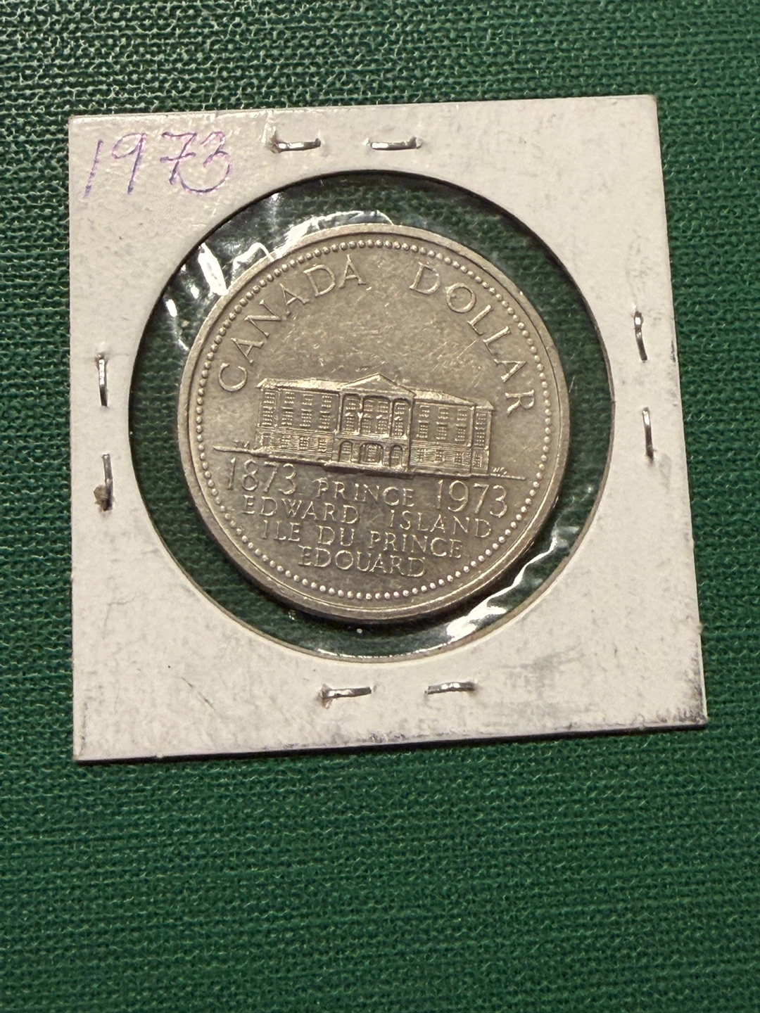 1973 Canada Dollar Coin - Prince Edward Island