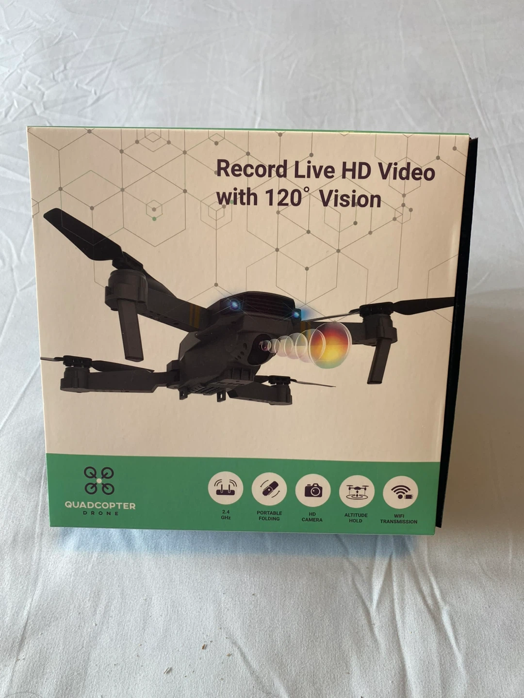 Quadcopter Drone with Live HD Video and 120° Vision - photo 3