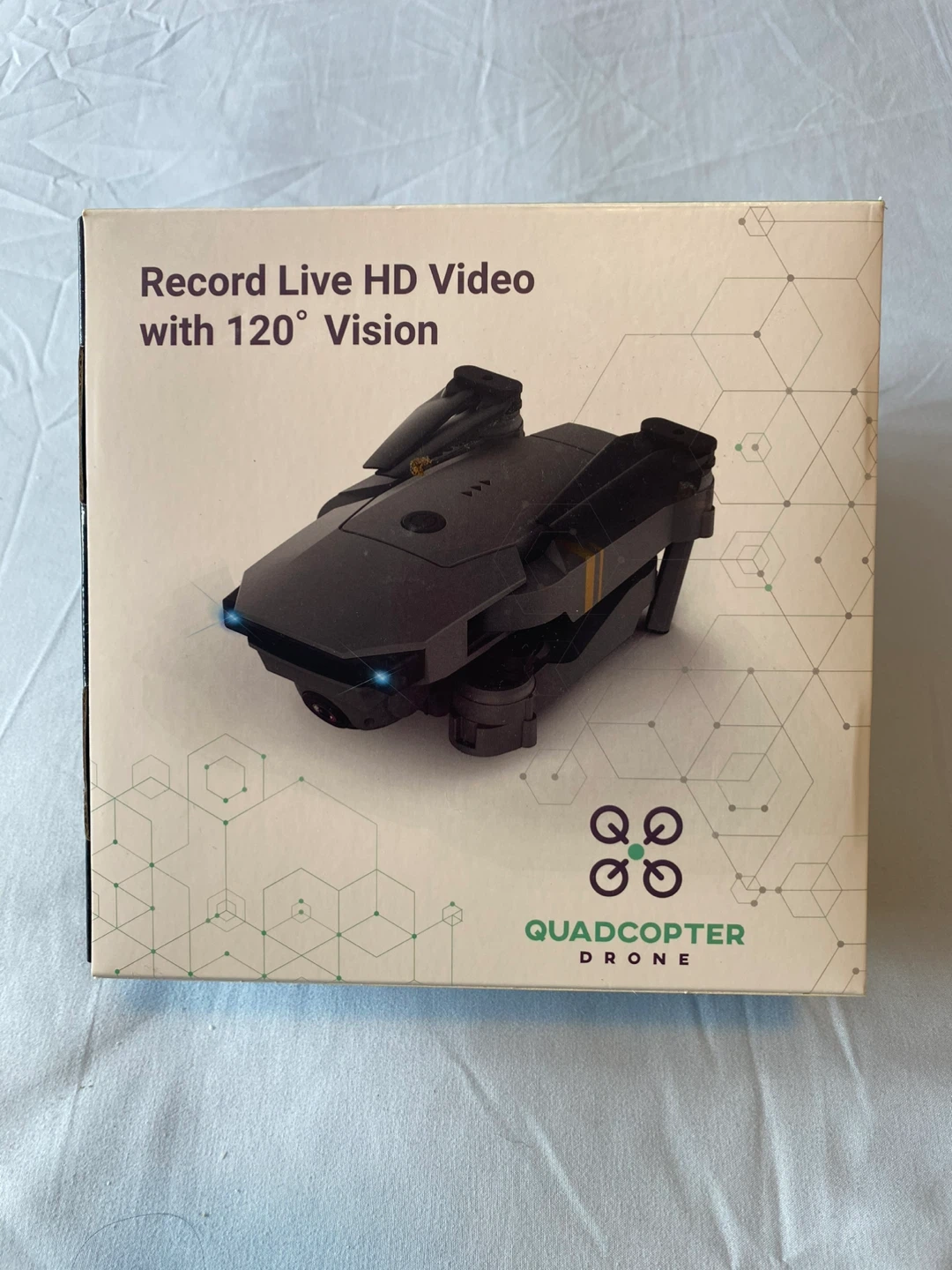 Quadcopter Drone with Live HD Video and 120° Vision