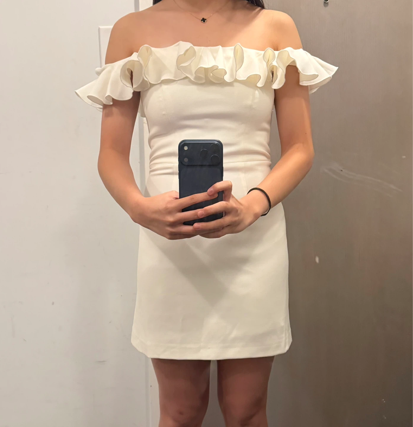French Connection Womens Whisper Light Ruffle Dress - photo 4