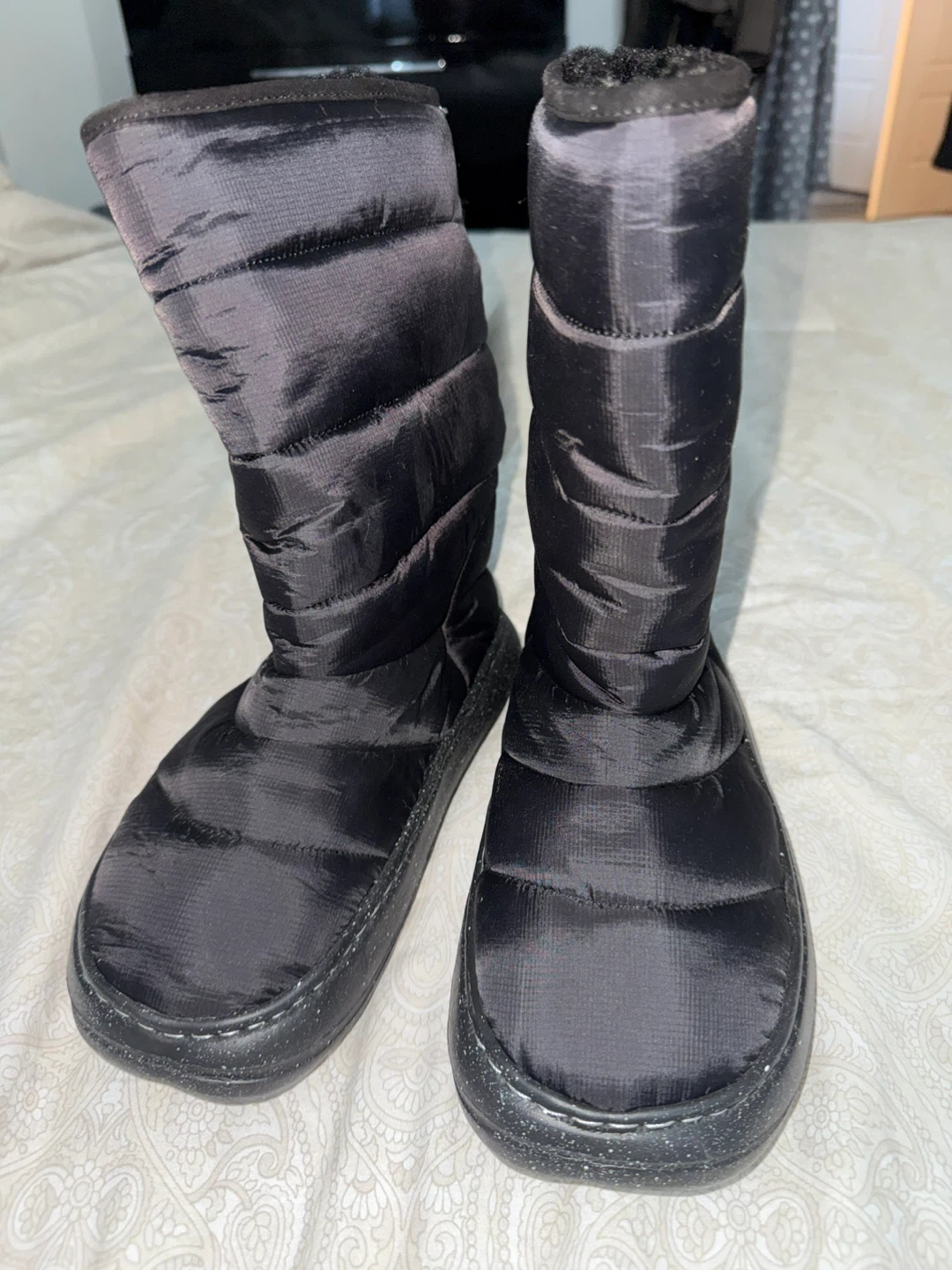 Cool Planet Black Puffer Boots - photo 2