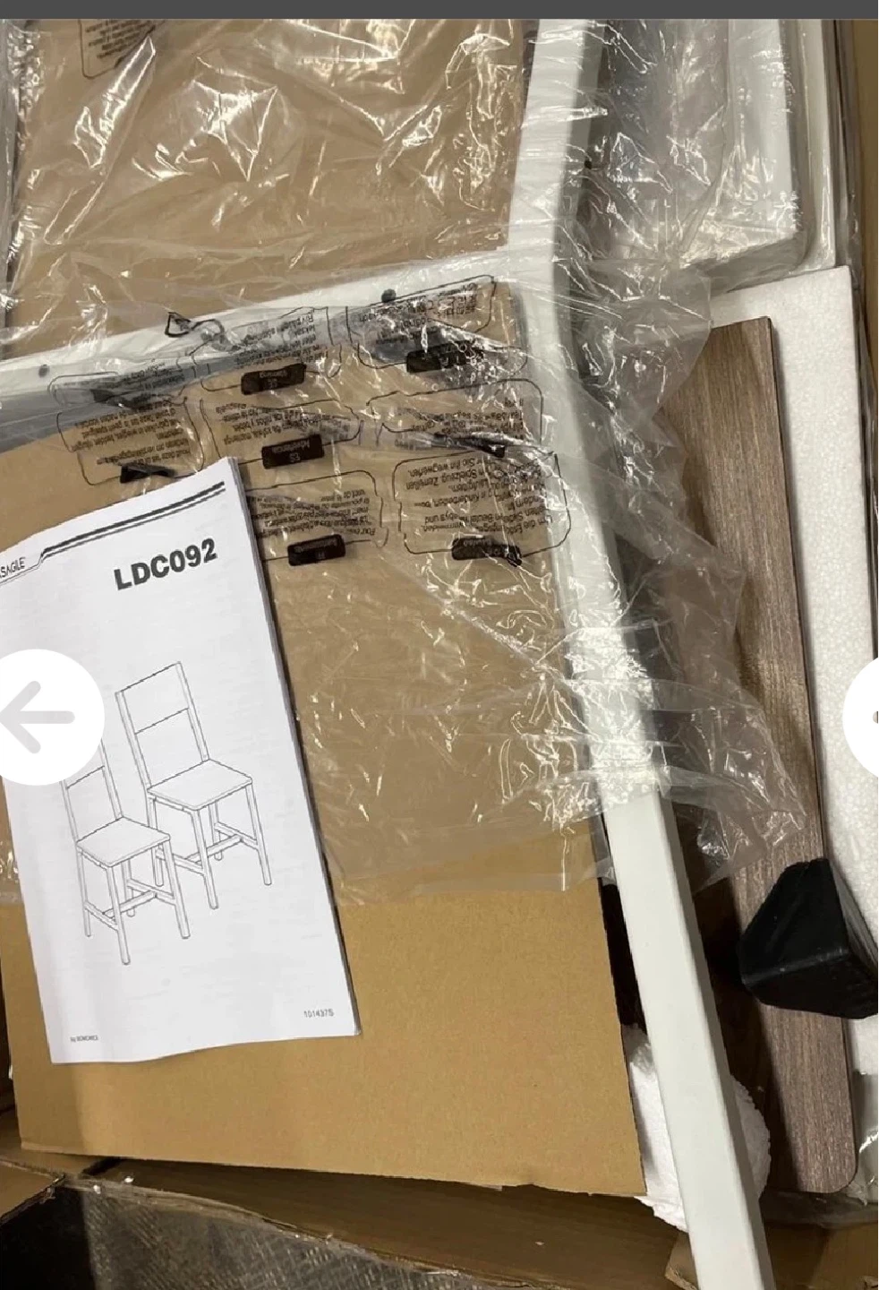 VASAGLE LDC092 Set of 2 Dining Chairs - photo 4