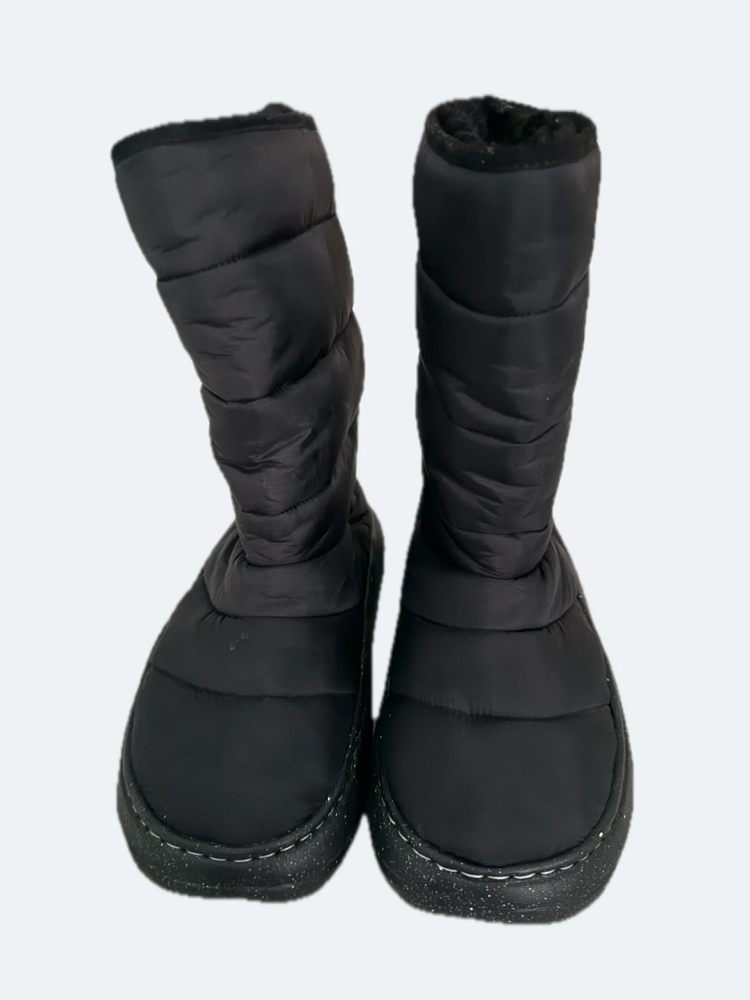 Cool Planet Black Puffer Boots