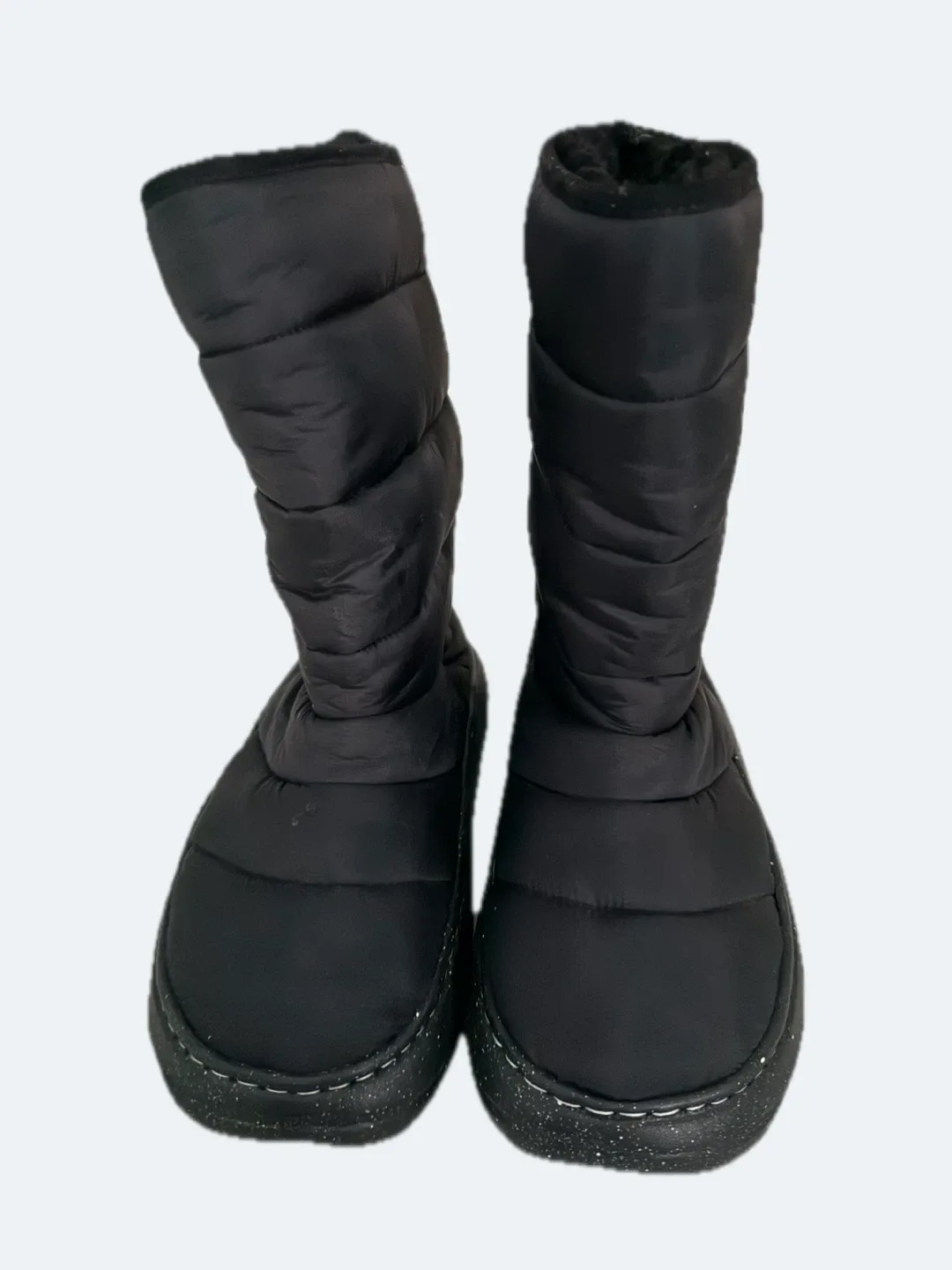Cool Planet Black Puffer Boots