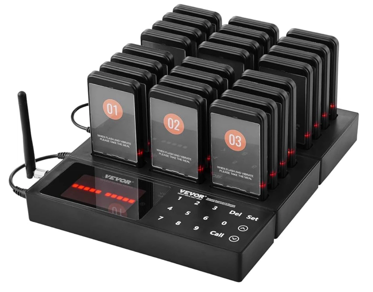 VEVOR Wireless Calling System with 23Pagers