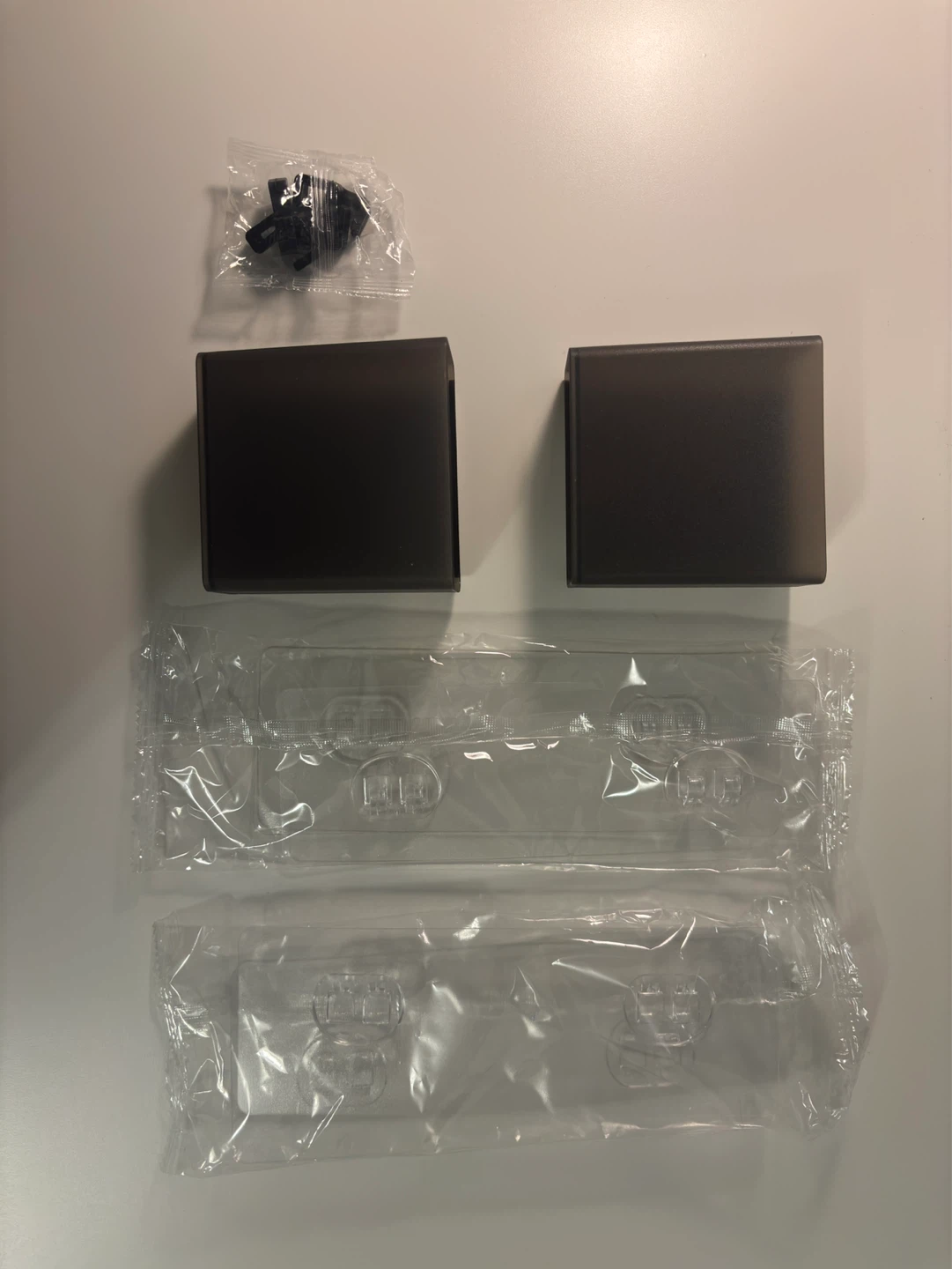 Silver Corner Shower Shelf Set with Hooks - photo 4
