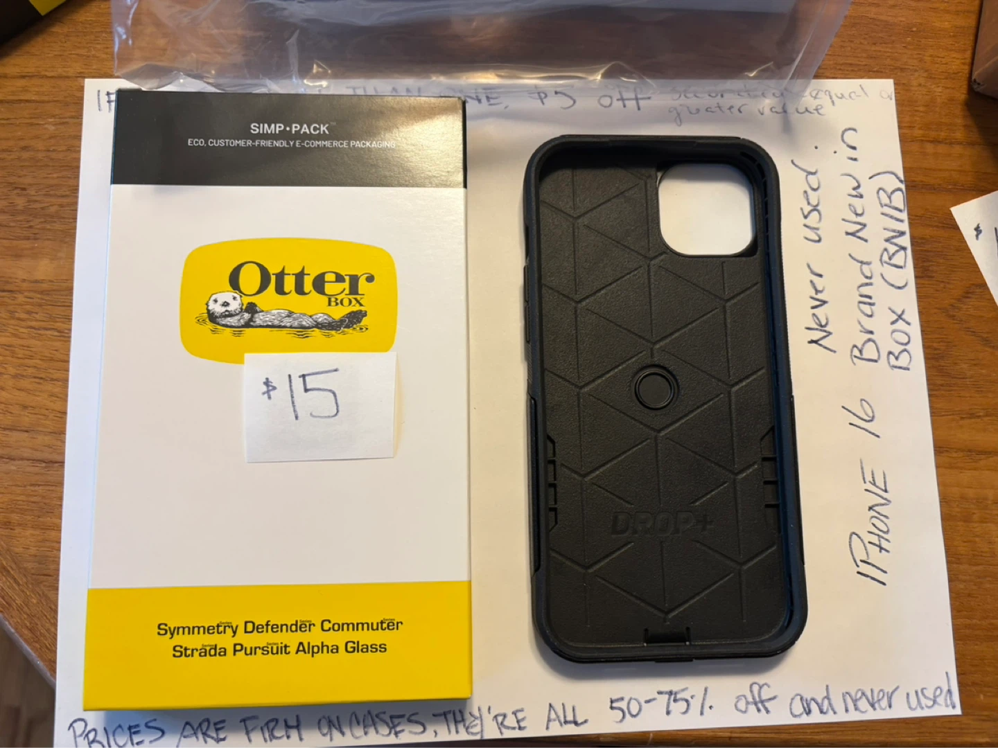 OtterBox Symmetry Defender Commuter iPhone 16 Case