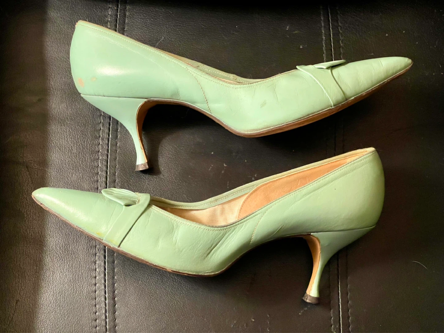 Vintage 1950s women's heels - photo 2