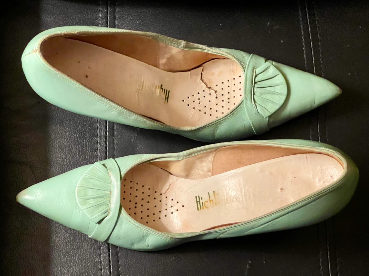 Vintage 1950s women's heels - photo 3