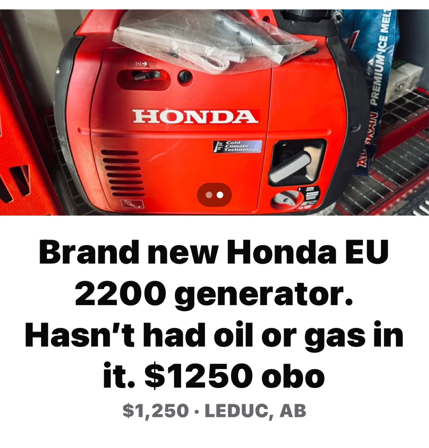 Brand New Honda EU2200 Generator - photo 2