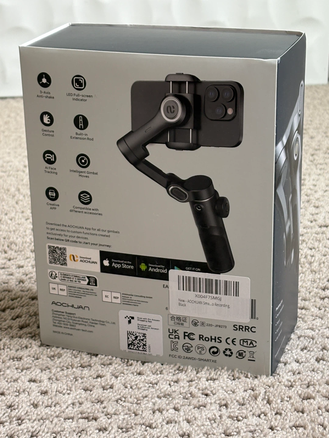 🔥 AOCHUAN Smart X2 3-Axis Smartphone Stabilizer Gimbal - photo 2