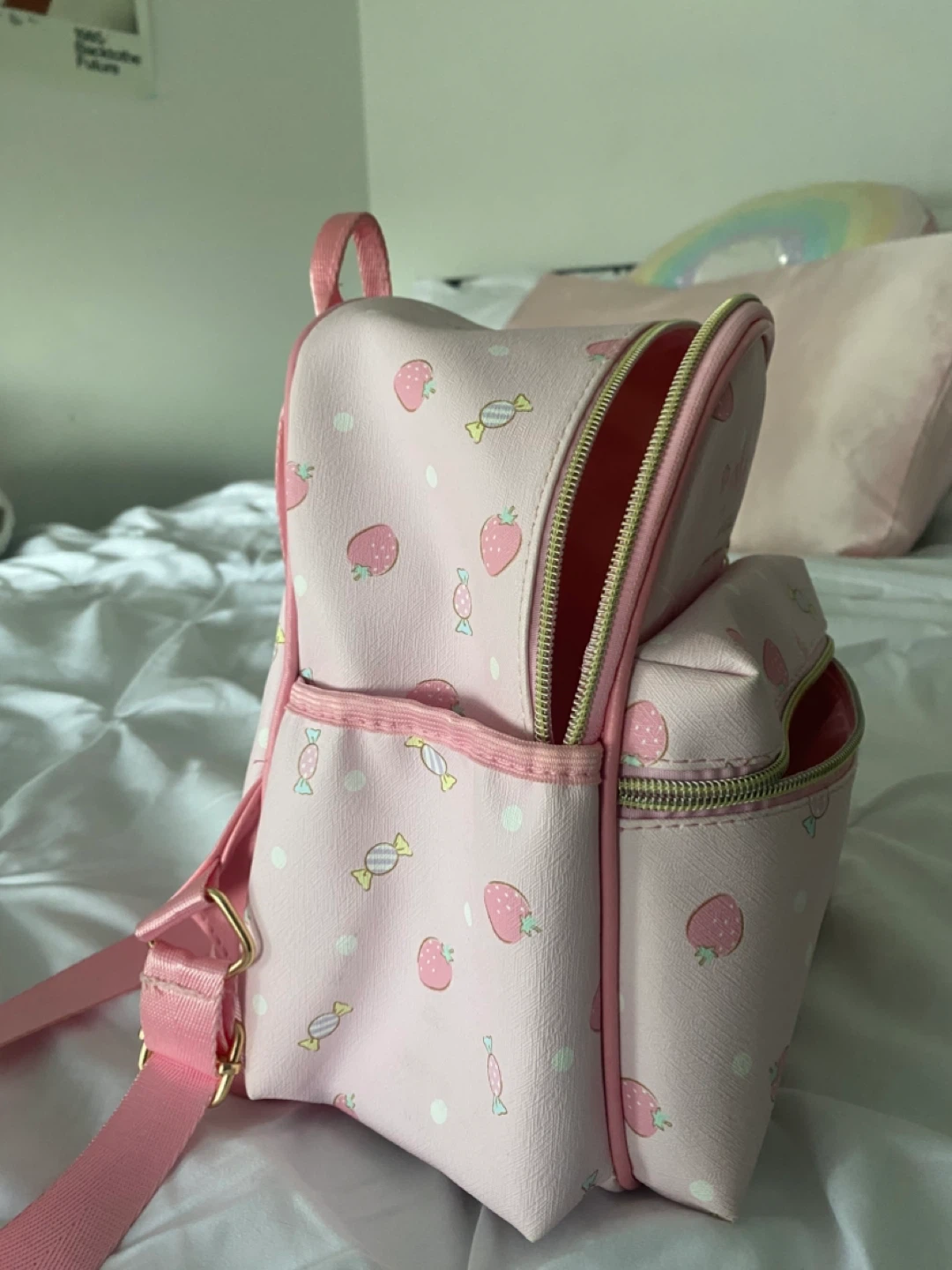 My Melody Pink Strawberry Cupcake Mini Backpack - photo 2