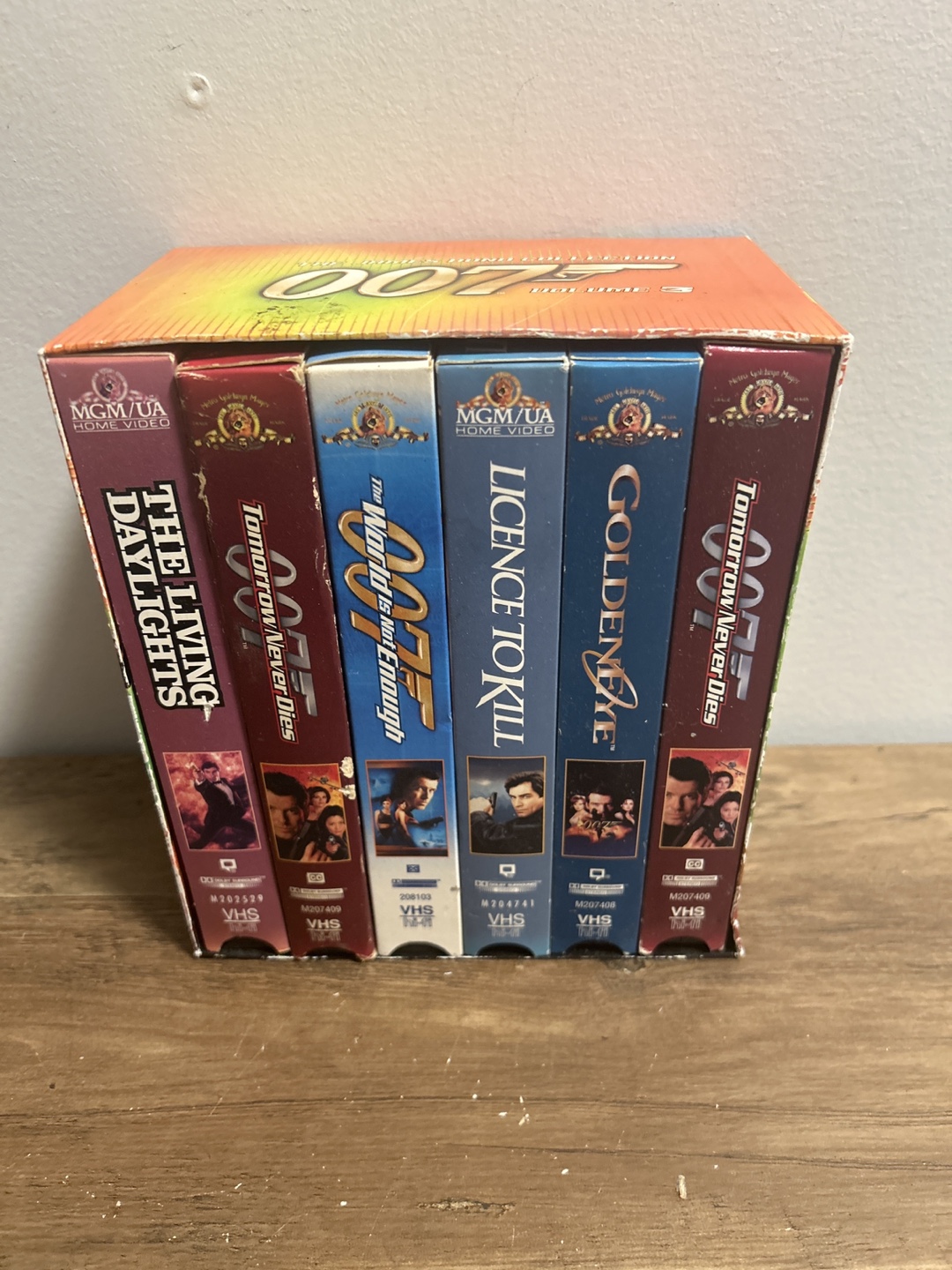 The James Bond Collection 007 Volume 3 VHS Set