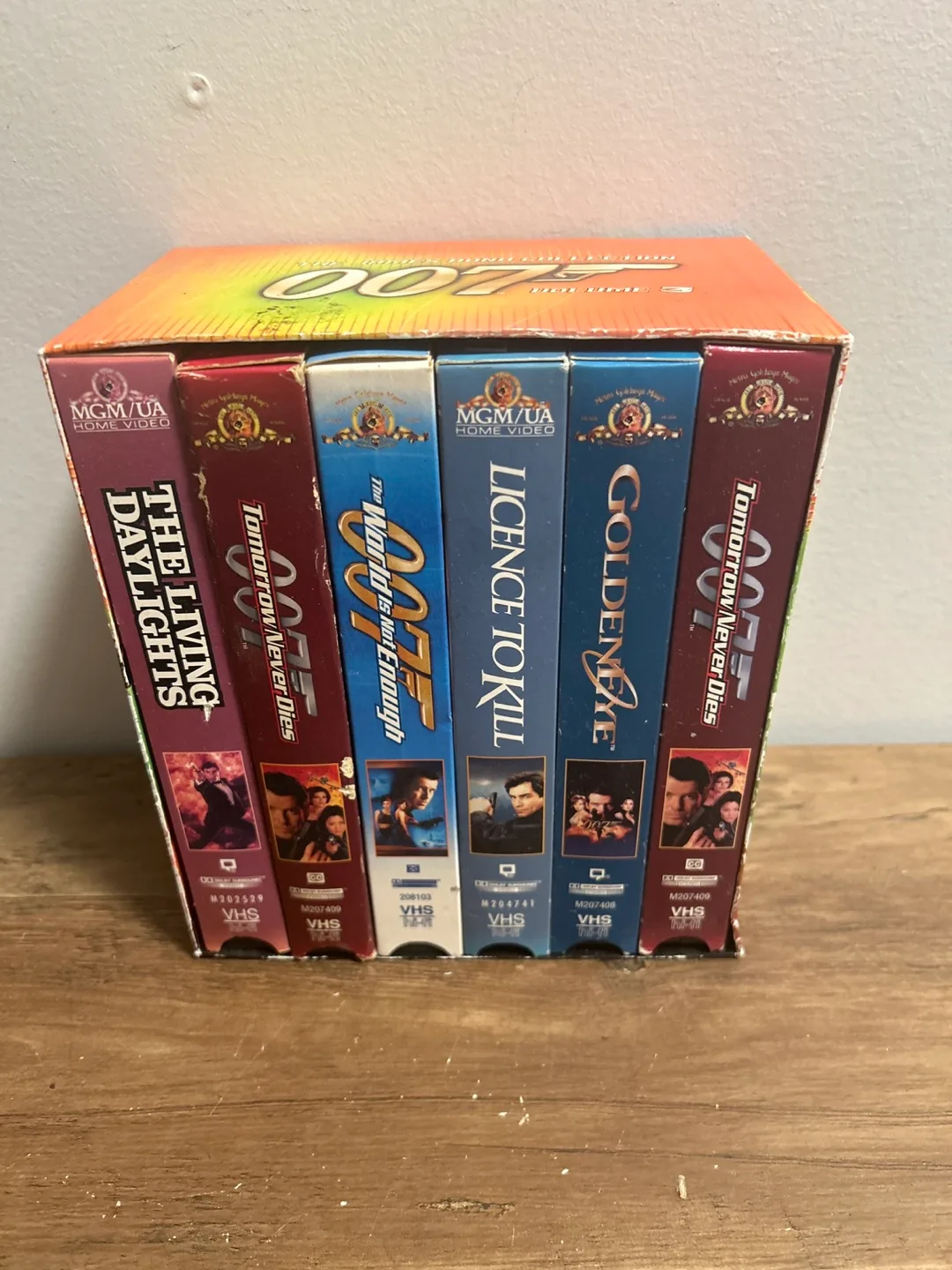 The James Bond Collection 007 Volume 3 VHS Set