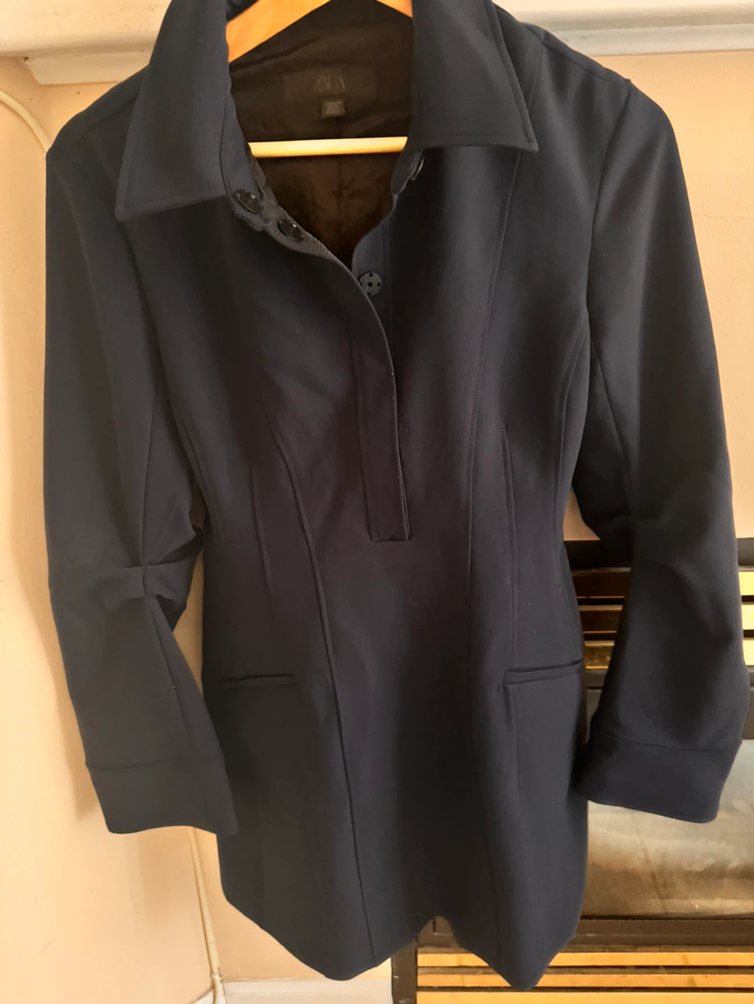 Zara Navy Blue Blazer - XS