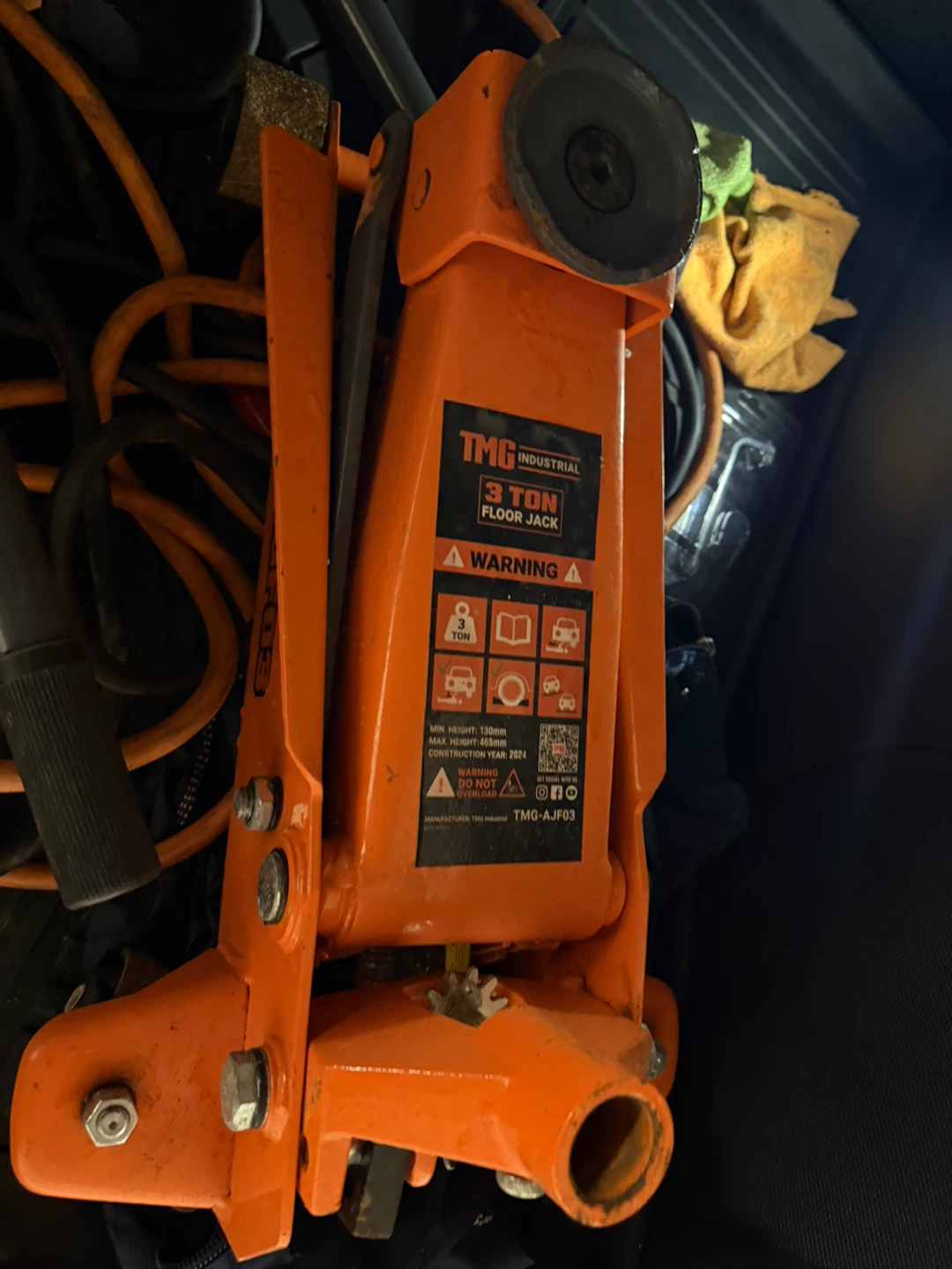 TMG Industrial 3 Ton Floor Jack