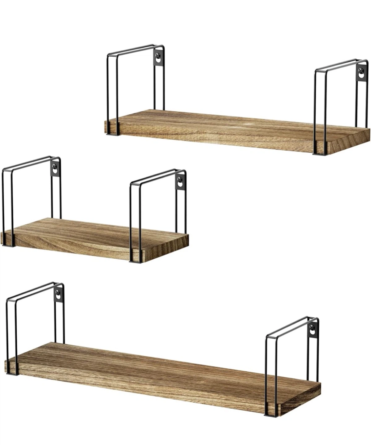 3-Piece Floating Wall Shelves Set