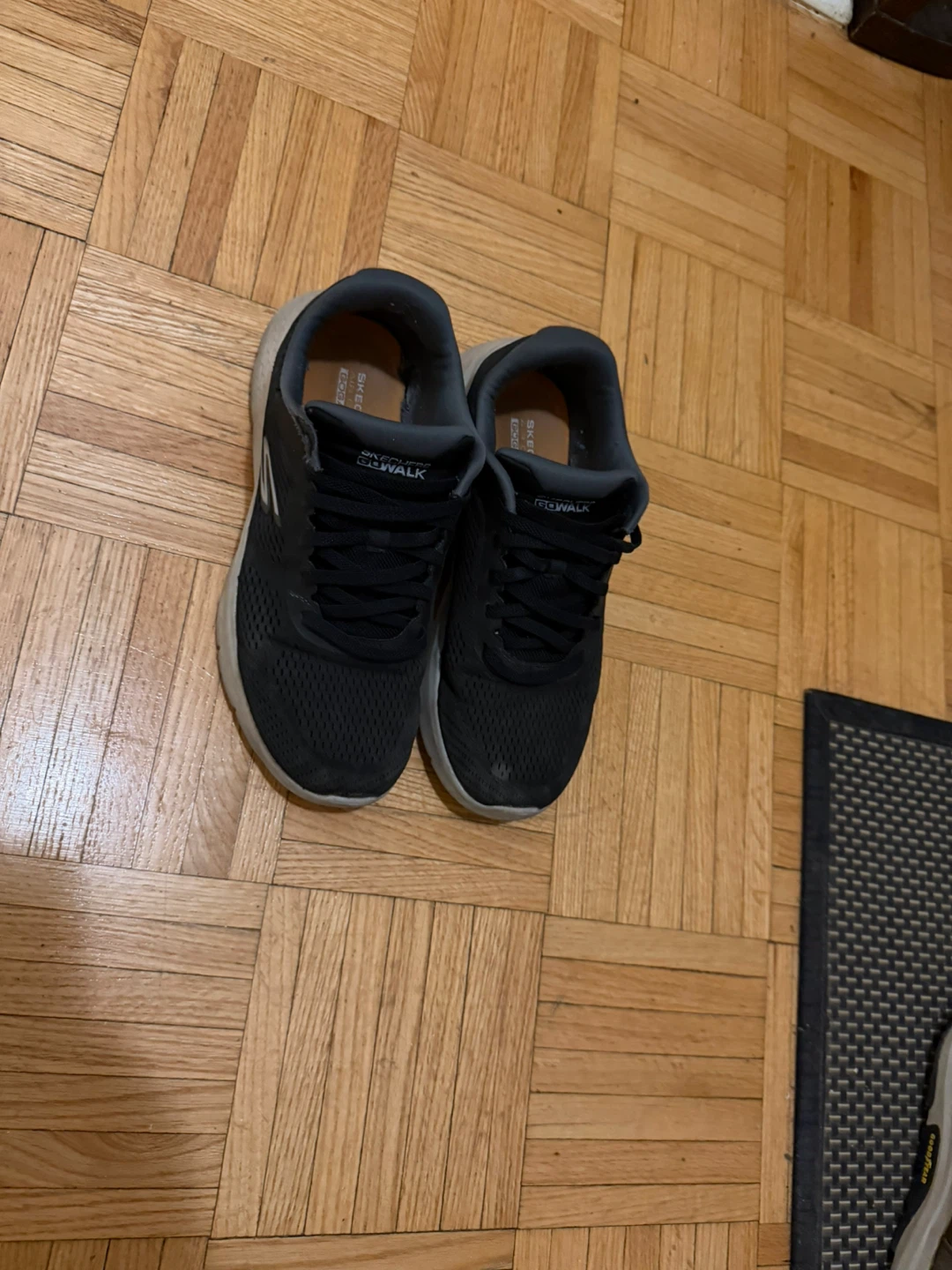 Skechers GoWalk Black Athletic Shoes