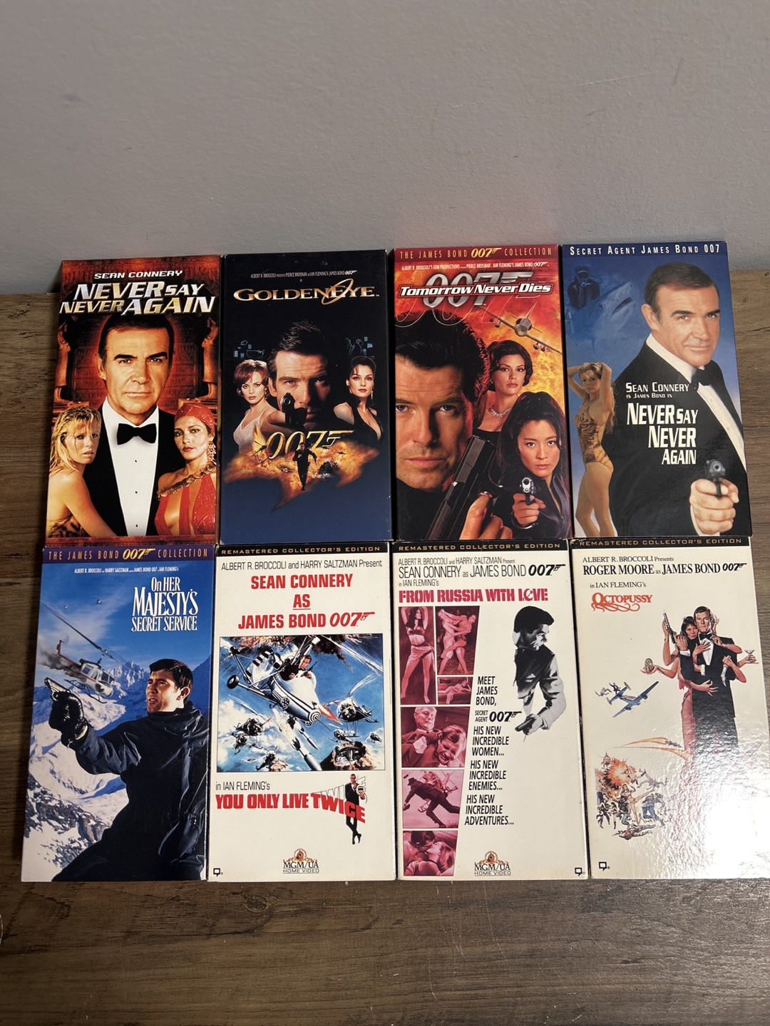 James Bond 007 VHS Collection