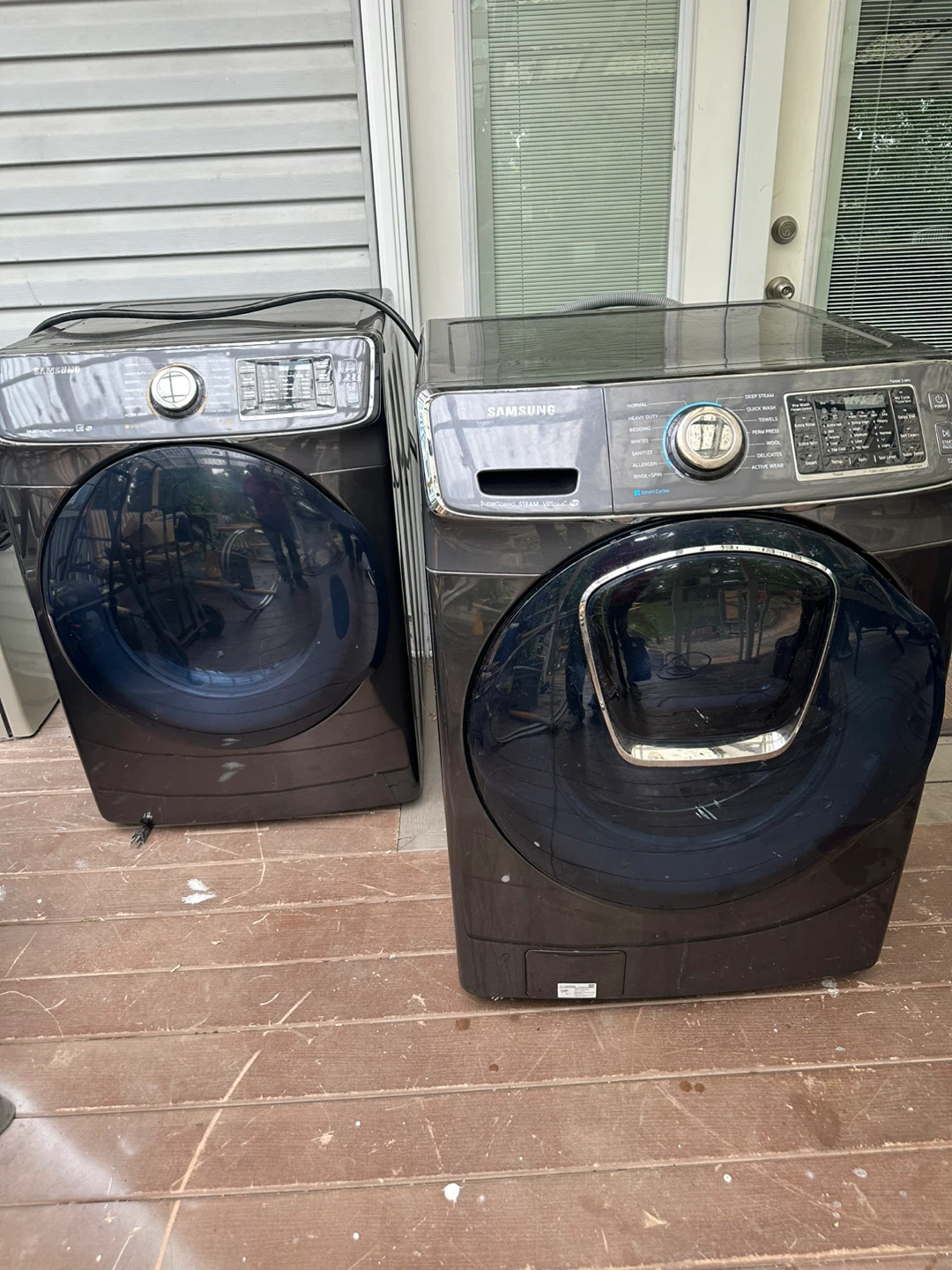Samsung dryer and washer