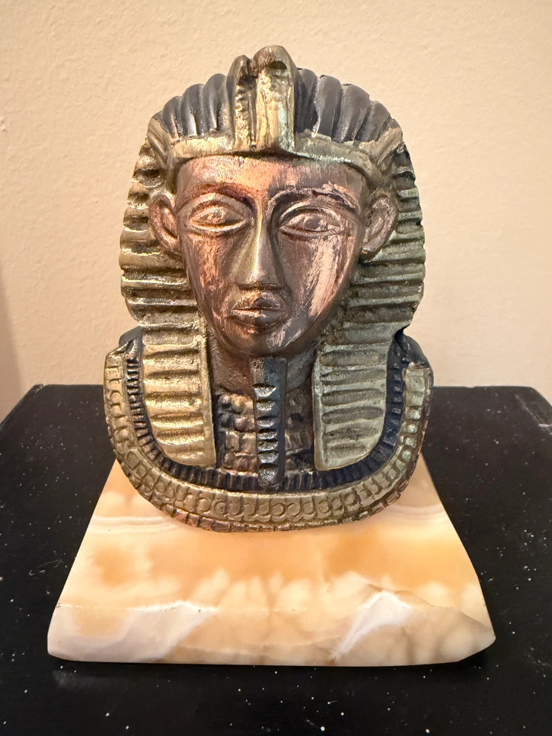 Bust of Tutankhamun on Onyx Base