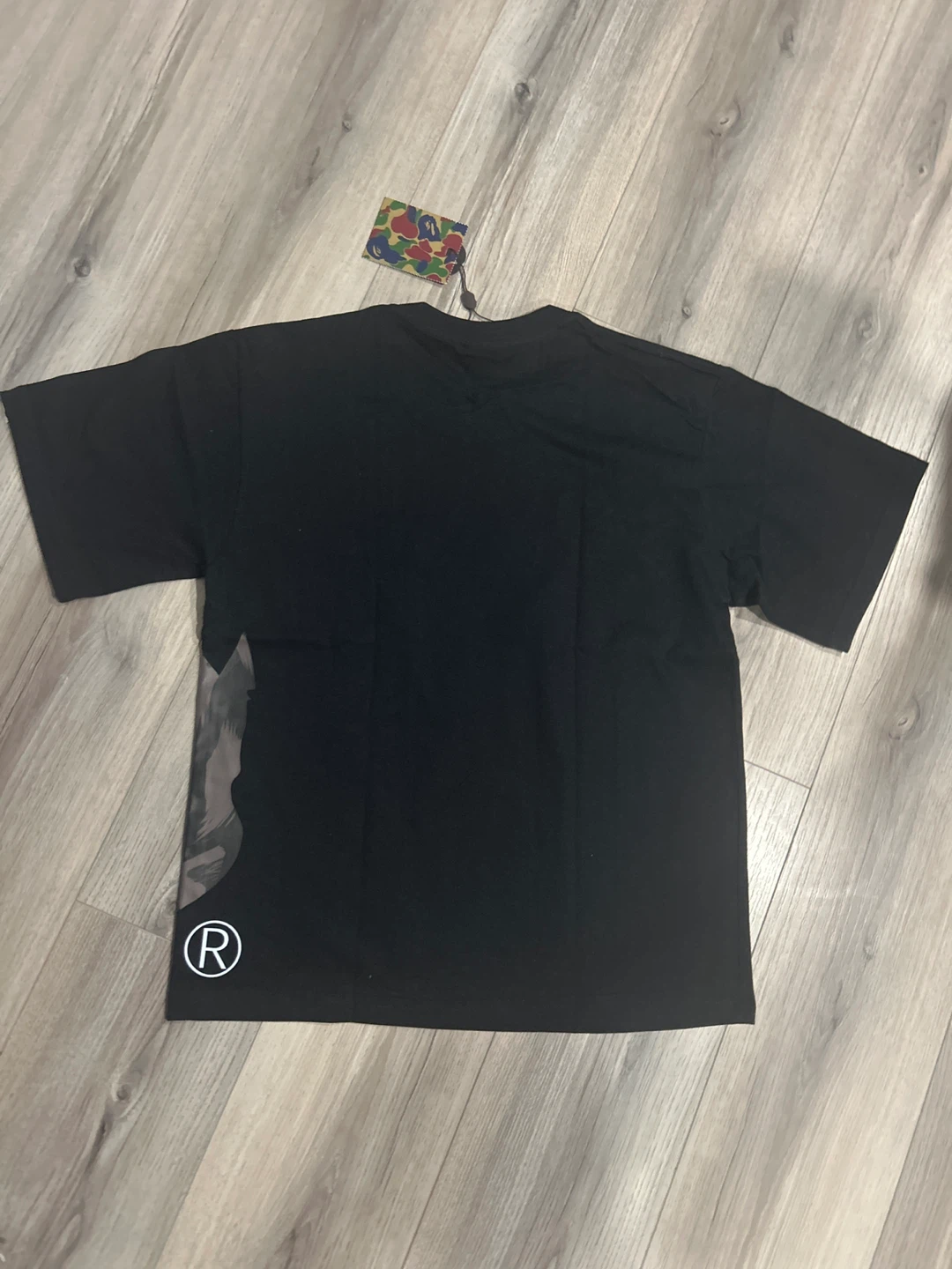 BAPE A Bathing Ape Black Camo Face T-Shirt - photo 2
