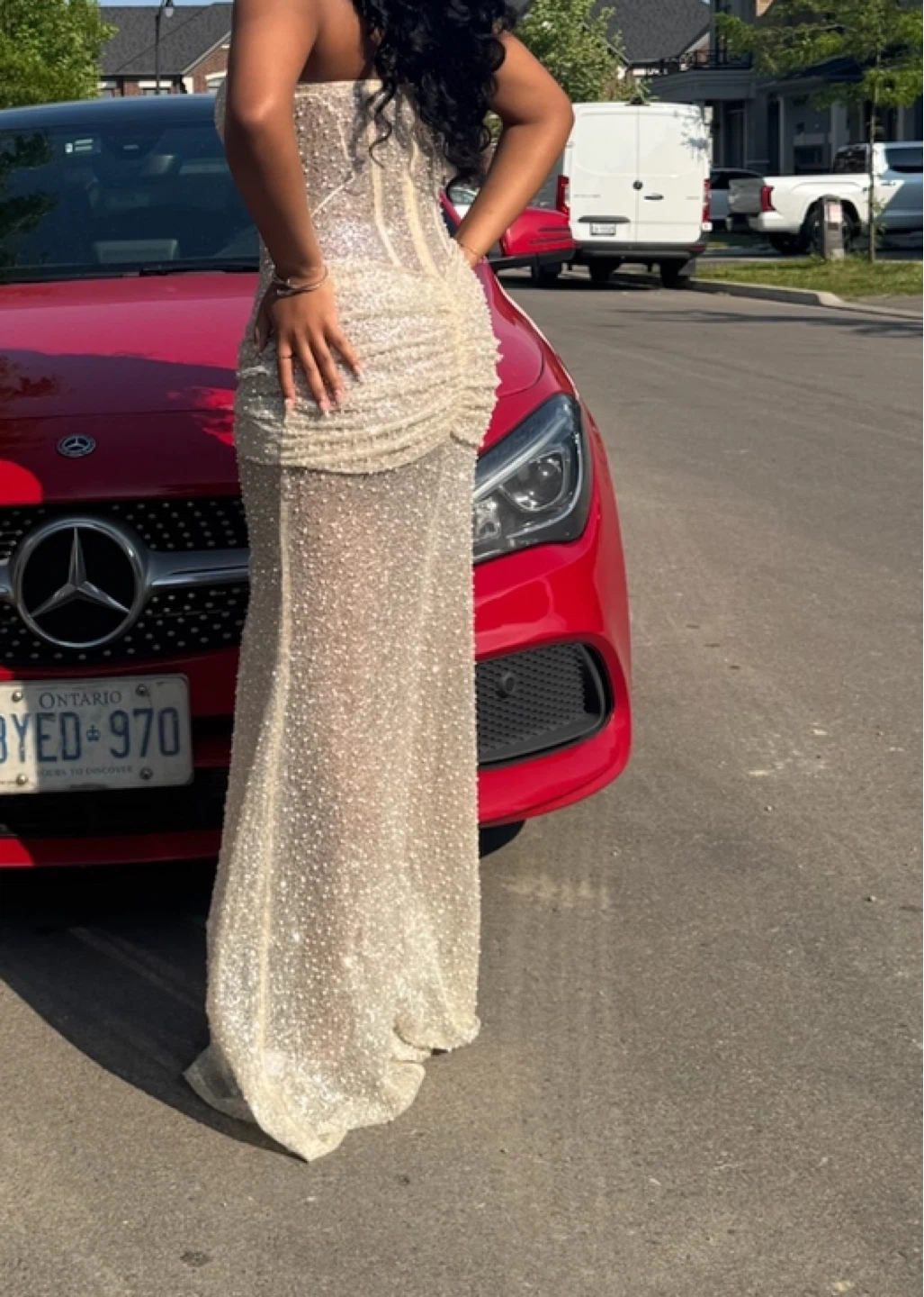 Sparkly Corset Prom Dress