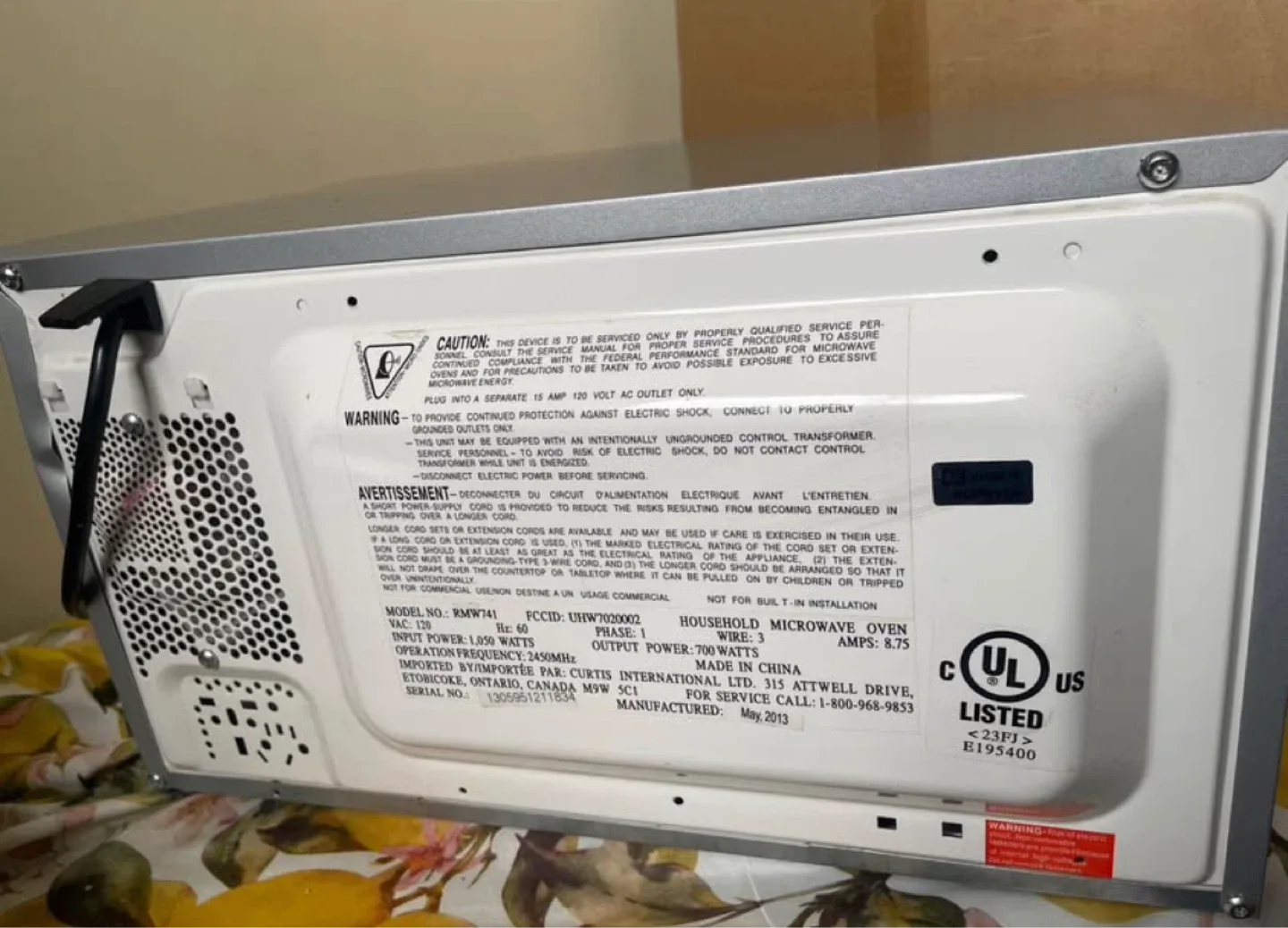 Stainless steel microwave - photo 3