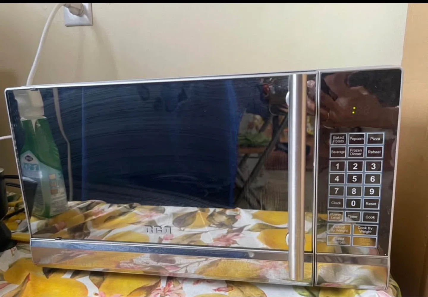 Stainless steel microwave