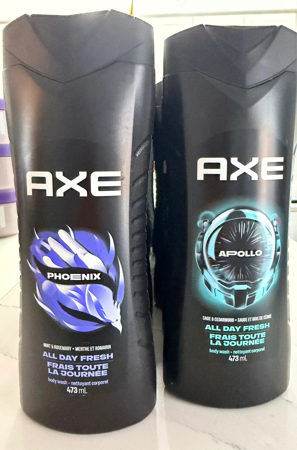 Axe Body Wash - Phoenix & Apollo - 473 mL each