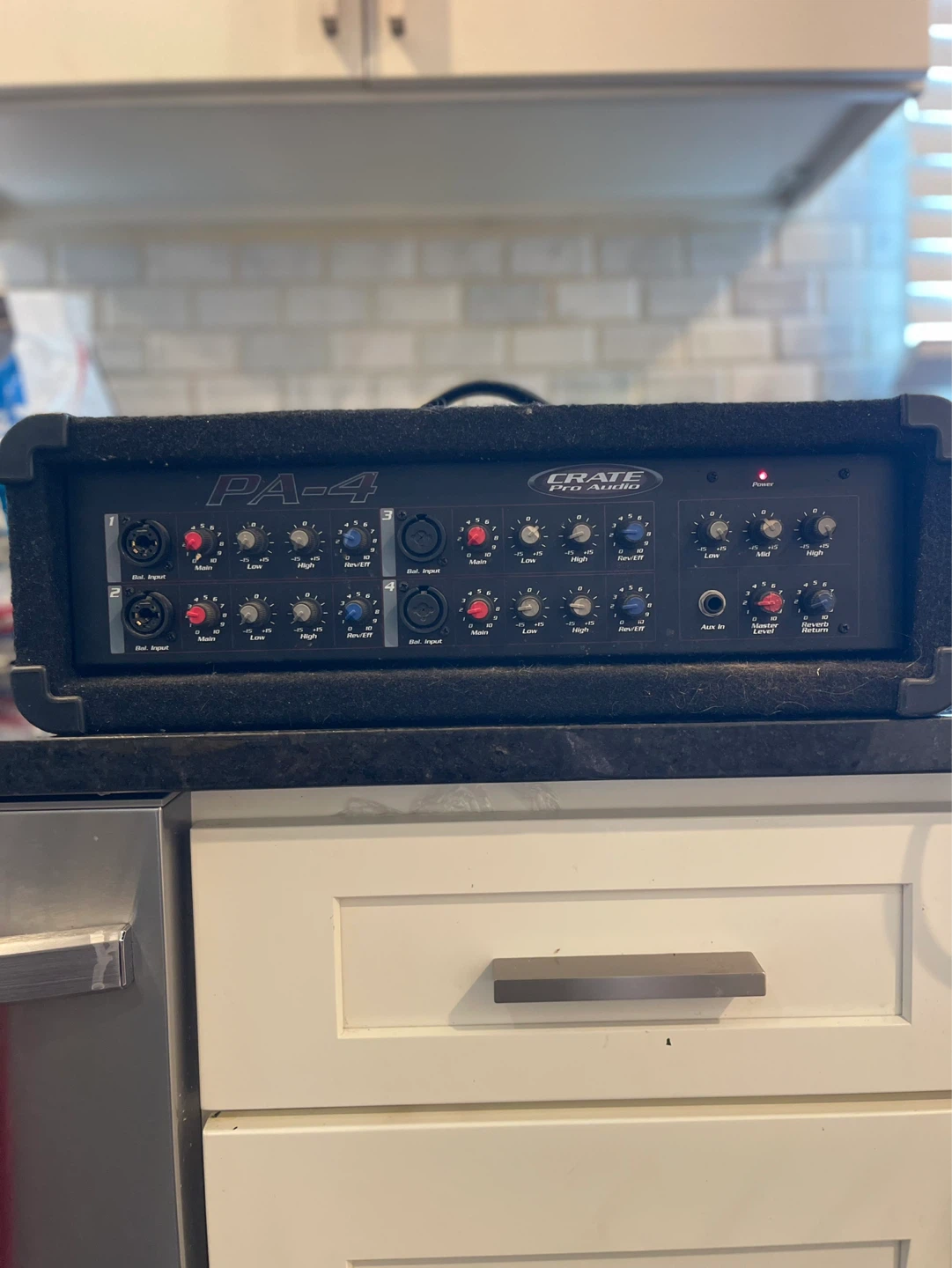 Crate PA-4 4-Channel Powered Mixer