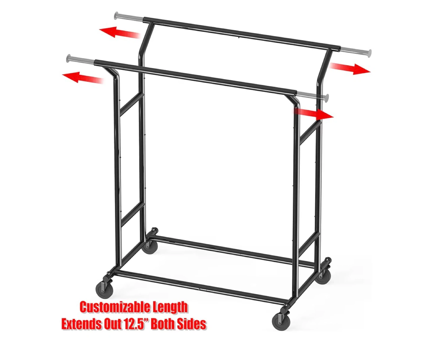 Simple Houseware Double Rail Garment Rack - photo 4