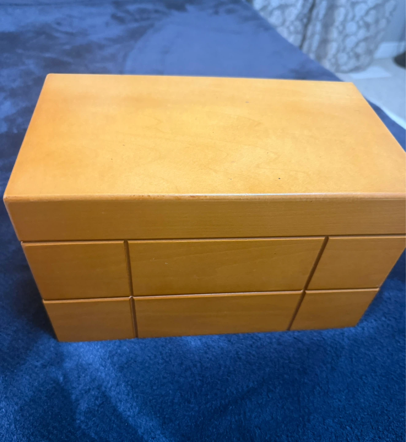 Wooden Jewellery Box with Mirror - photo 2
