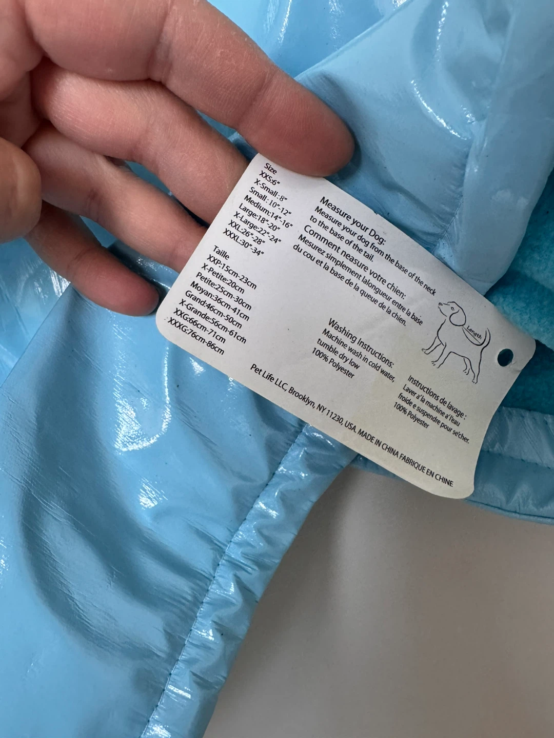 Dogs raincoat XL size - photo 3