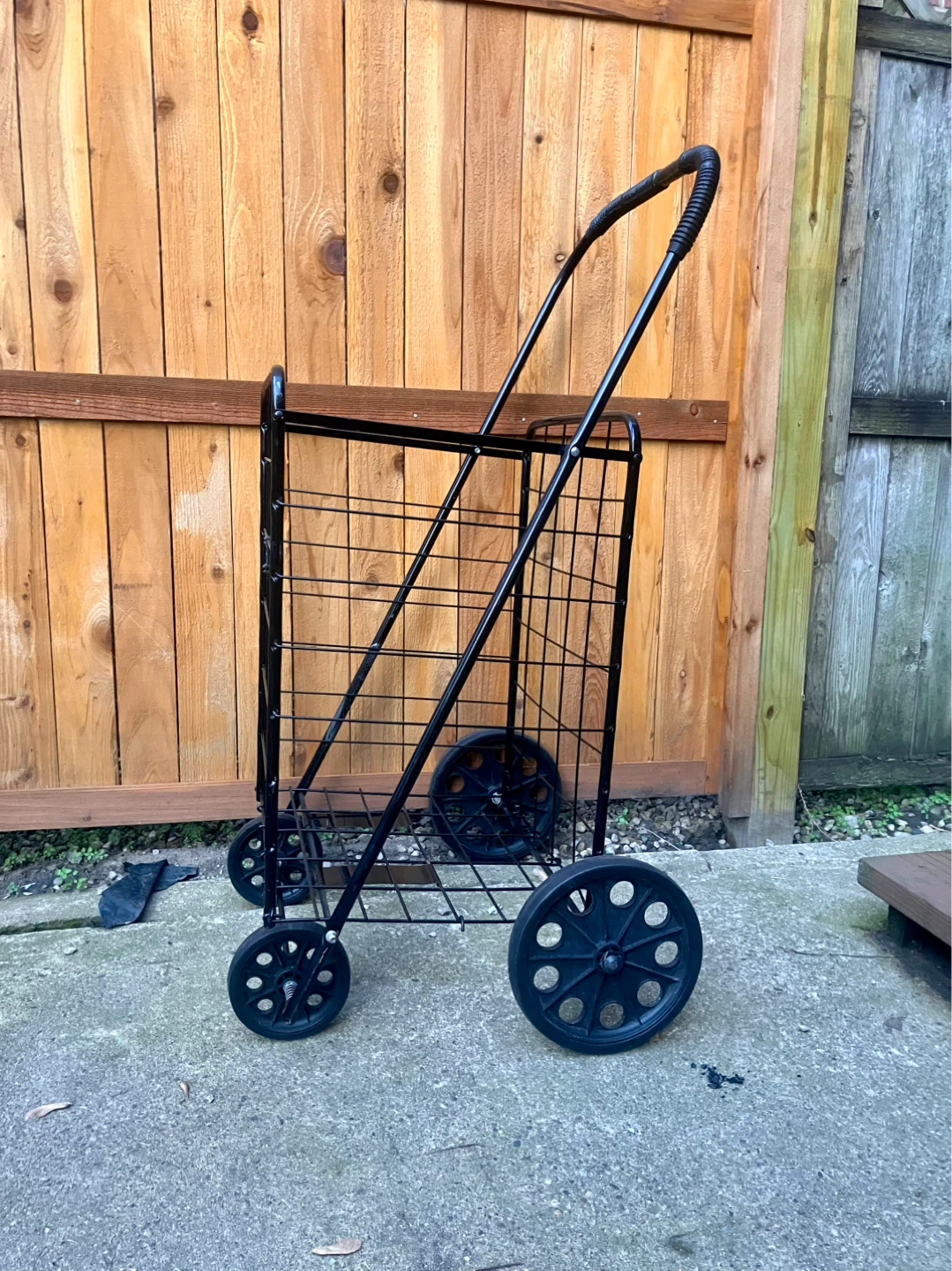 Large Foldable Lightweight Shopping Cart - 41” x 20” - photo 5