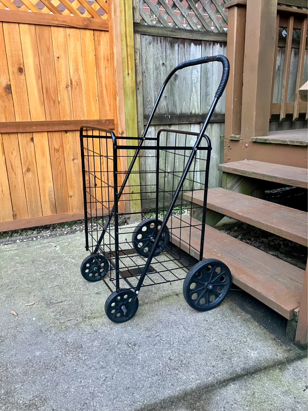 Large Foldable Lightweight Shopping Cart - 41” x 20” - photo 3
