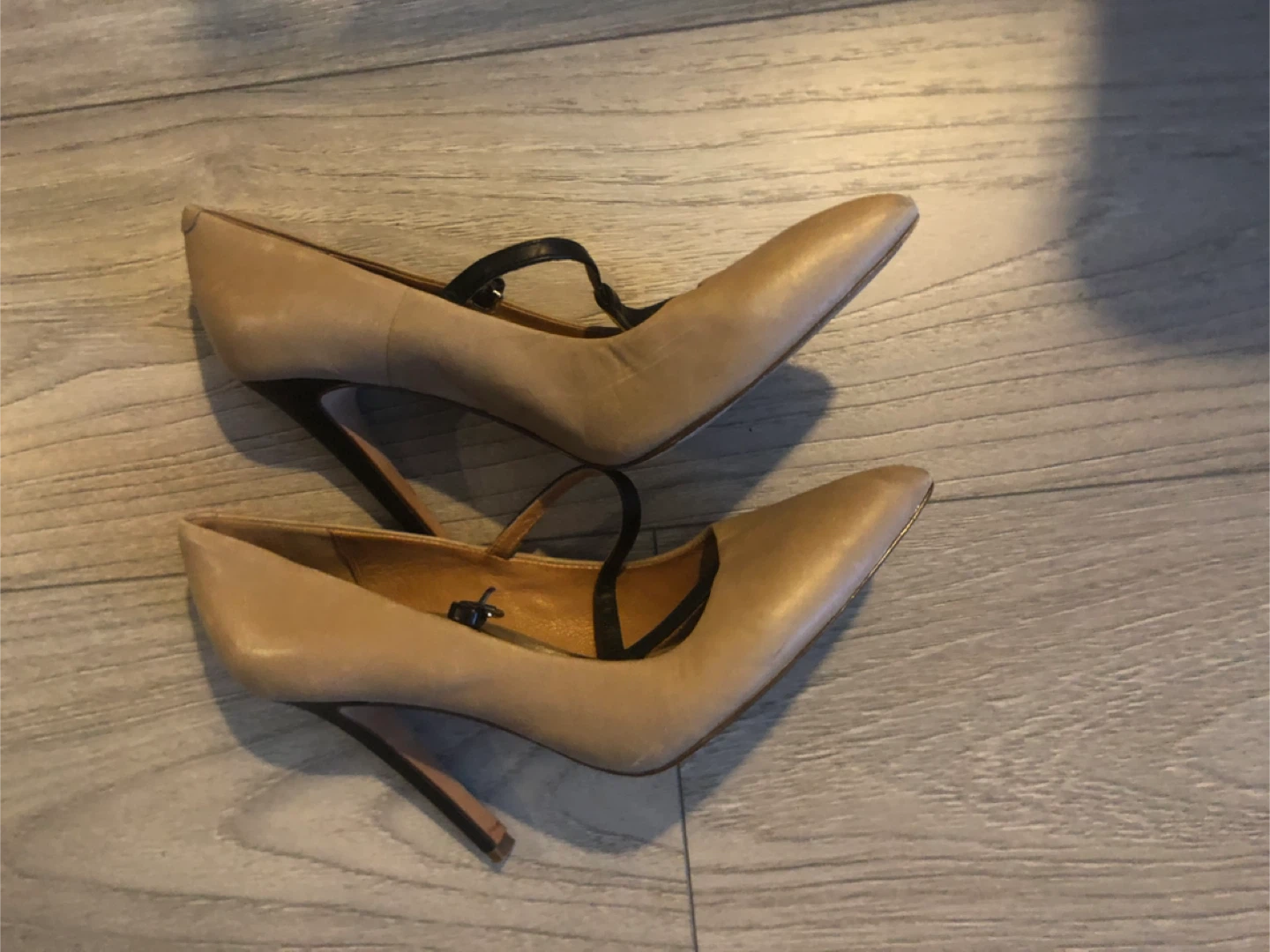 Coach Tan Leather Mary Jane Heels - photo 2