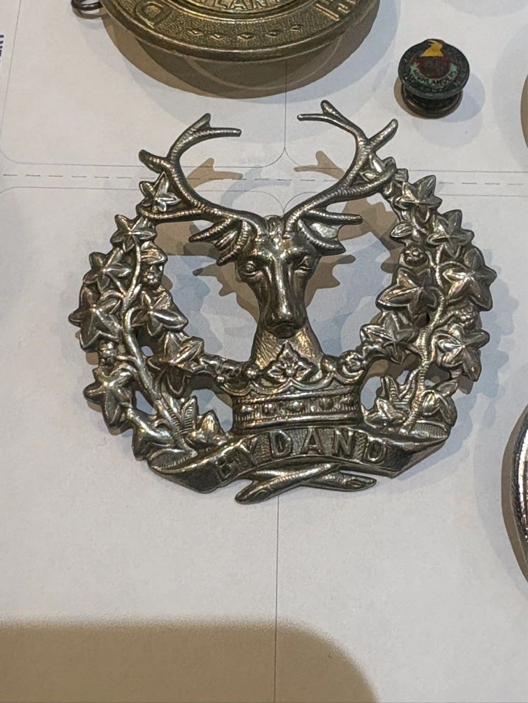 2nd world war Highland Regimental Badges - photo 3