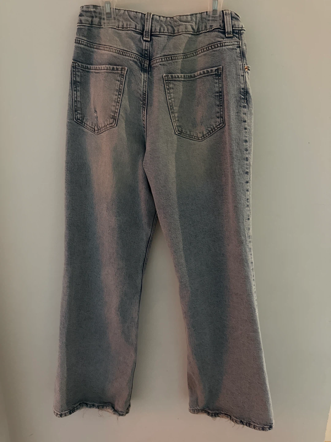 Kids Light Wash Wide Leg Jeans - photo 2