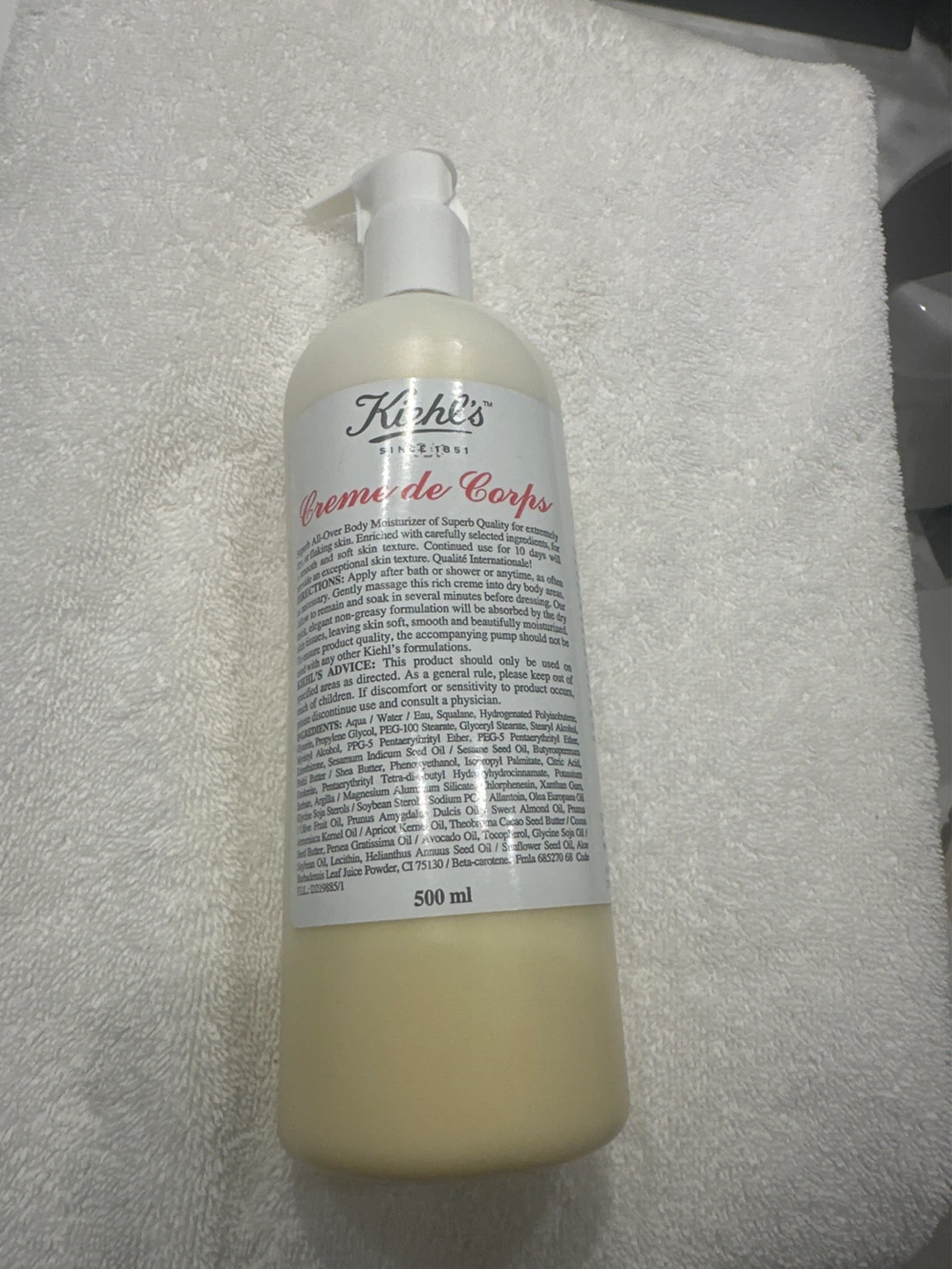 Kiehl's Creme de Corps Body Moisturizer 500 ml - photo 2