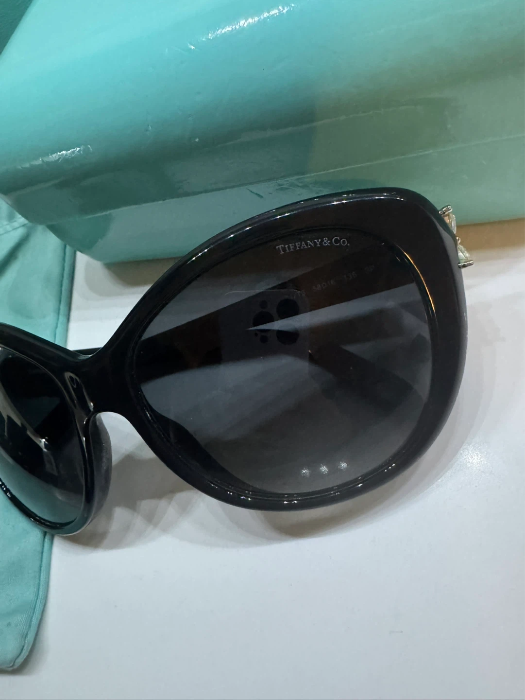 Tiffany & Co. Black Butterfly Accent Sunglasses - photo 5