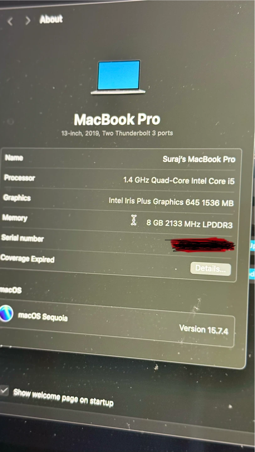 Apple MacBook Pro 13-inch 2019 Quad-Core Intel Core i5 8GB RAM - photo 5