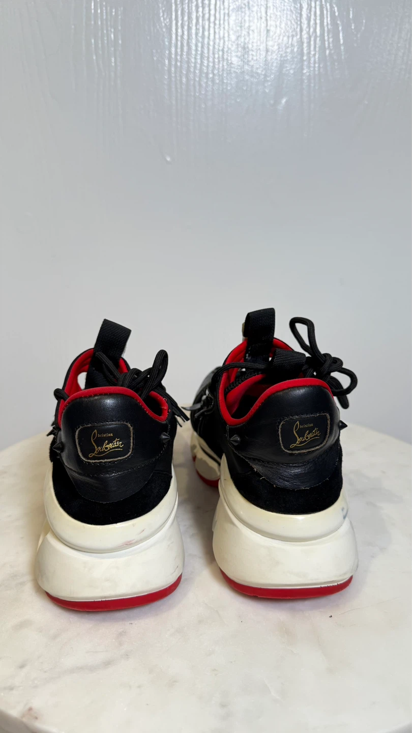 Christian Louboutin Black Red Sneakers - photo 4