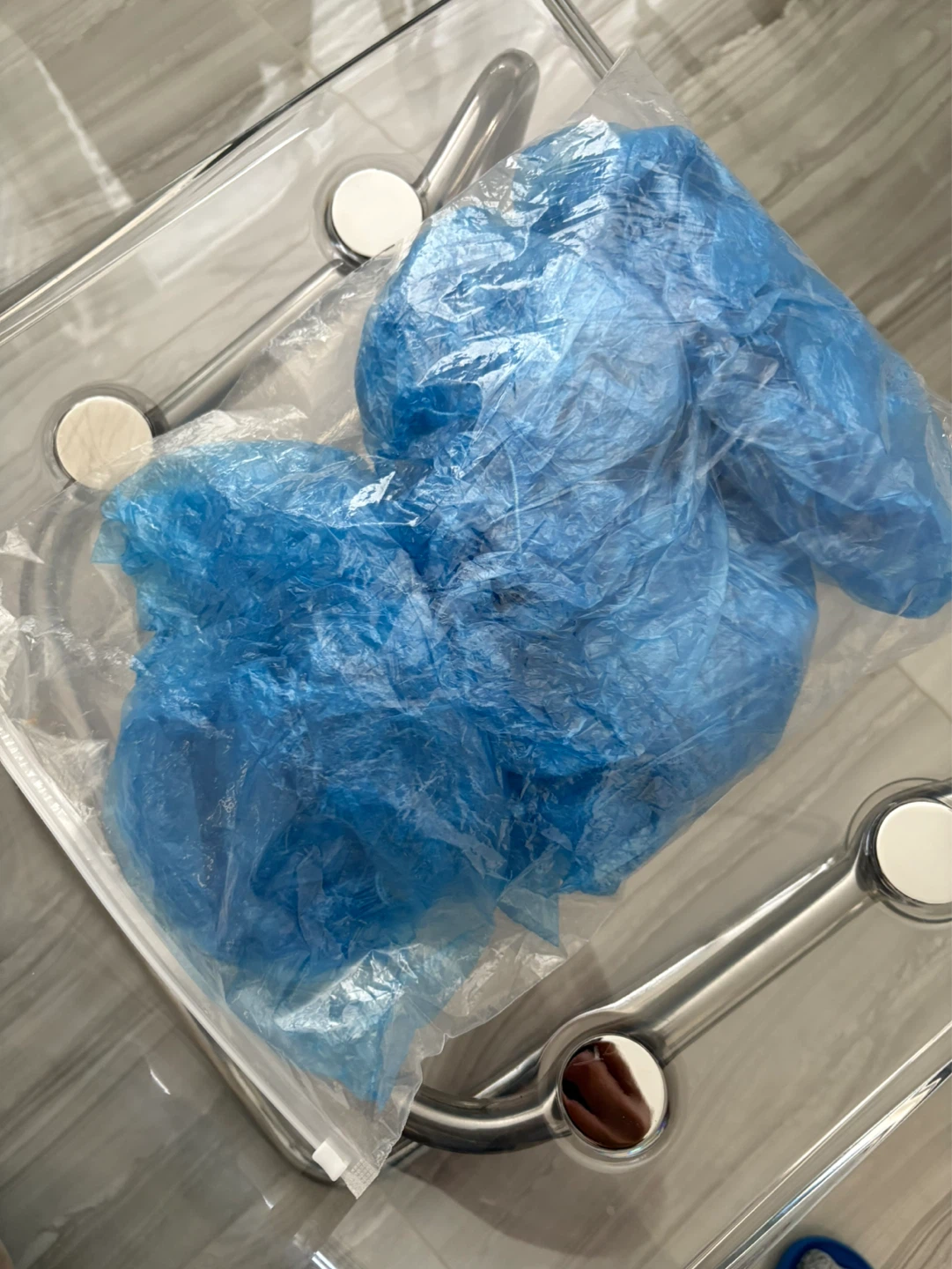 Blue Disposable Shoe Covers - photo 3