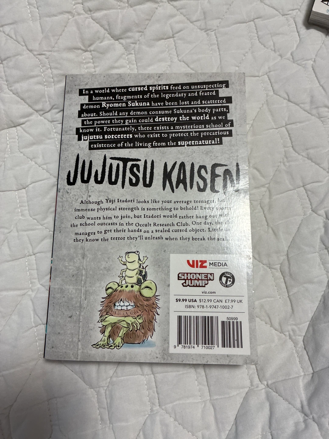 Jujutsu Kaisen Volume 1 Manga - photo 2
