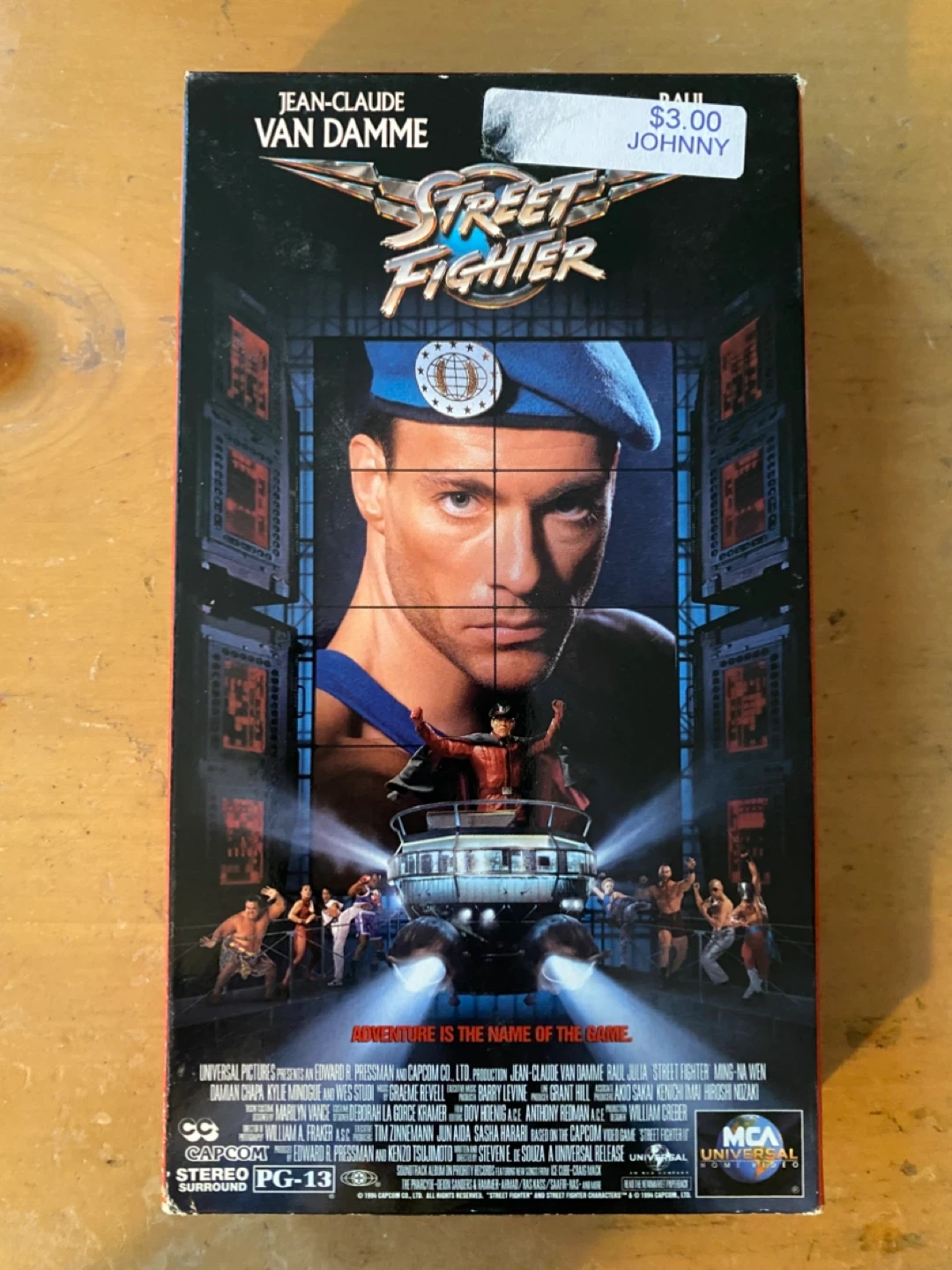 Street Fighter 1994 VHS Movie