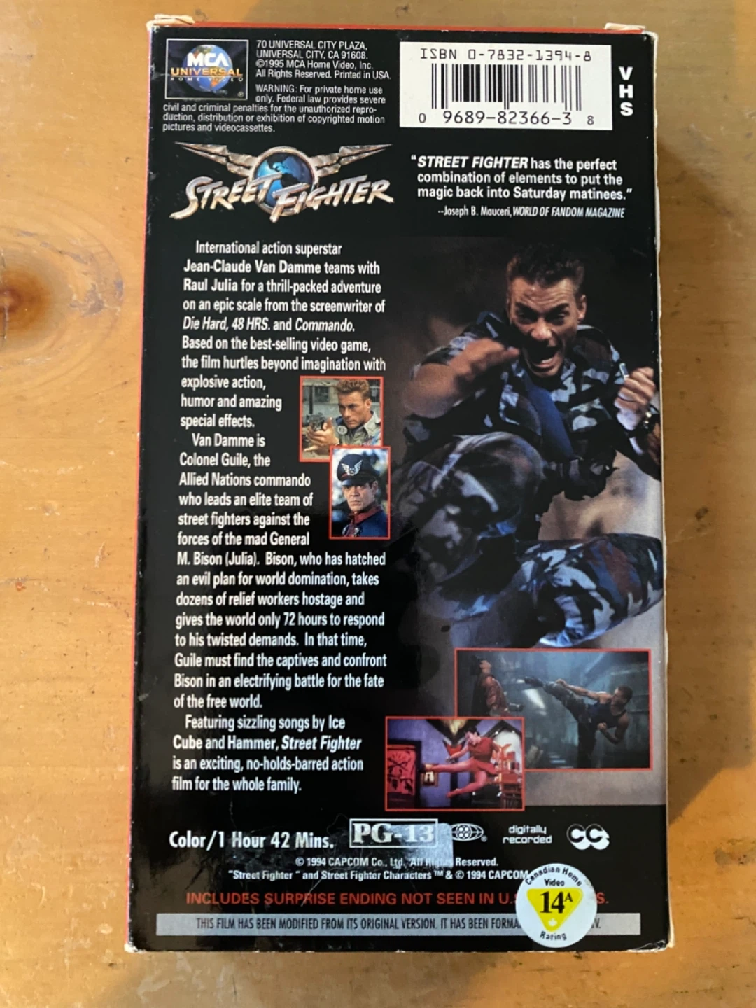 Street Fighter 1994 VHS Movie - photo 2
