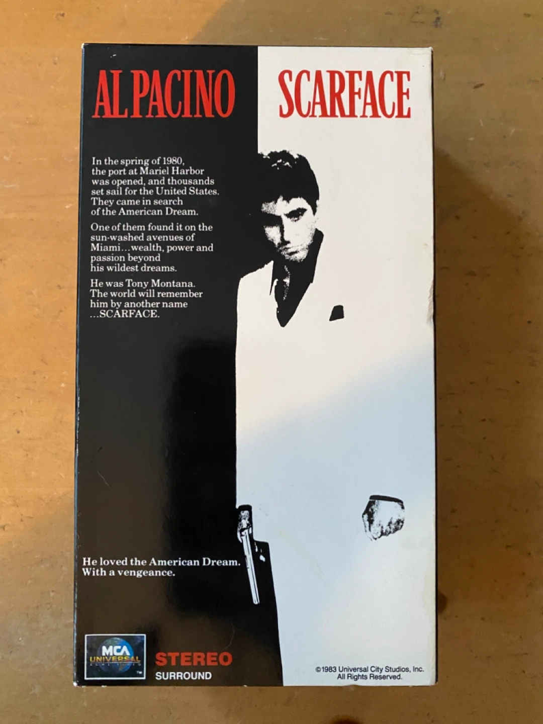 Scarface VHS Movie (Part 1 & 2)