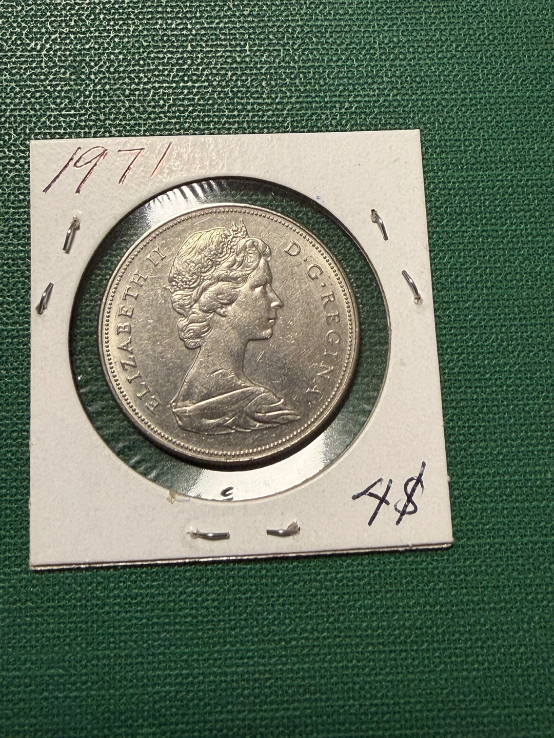 1971 British Columbia Canada Dollar Coin - photo 2