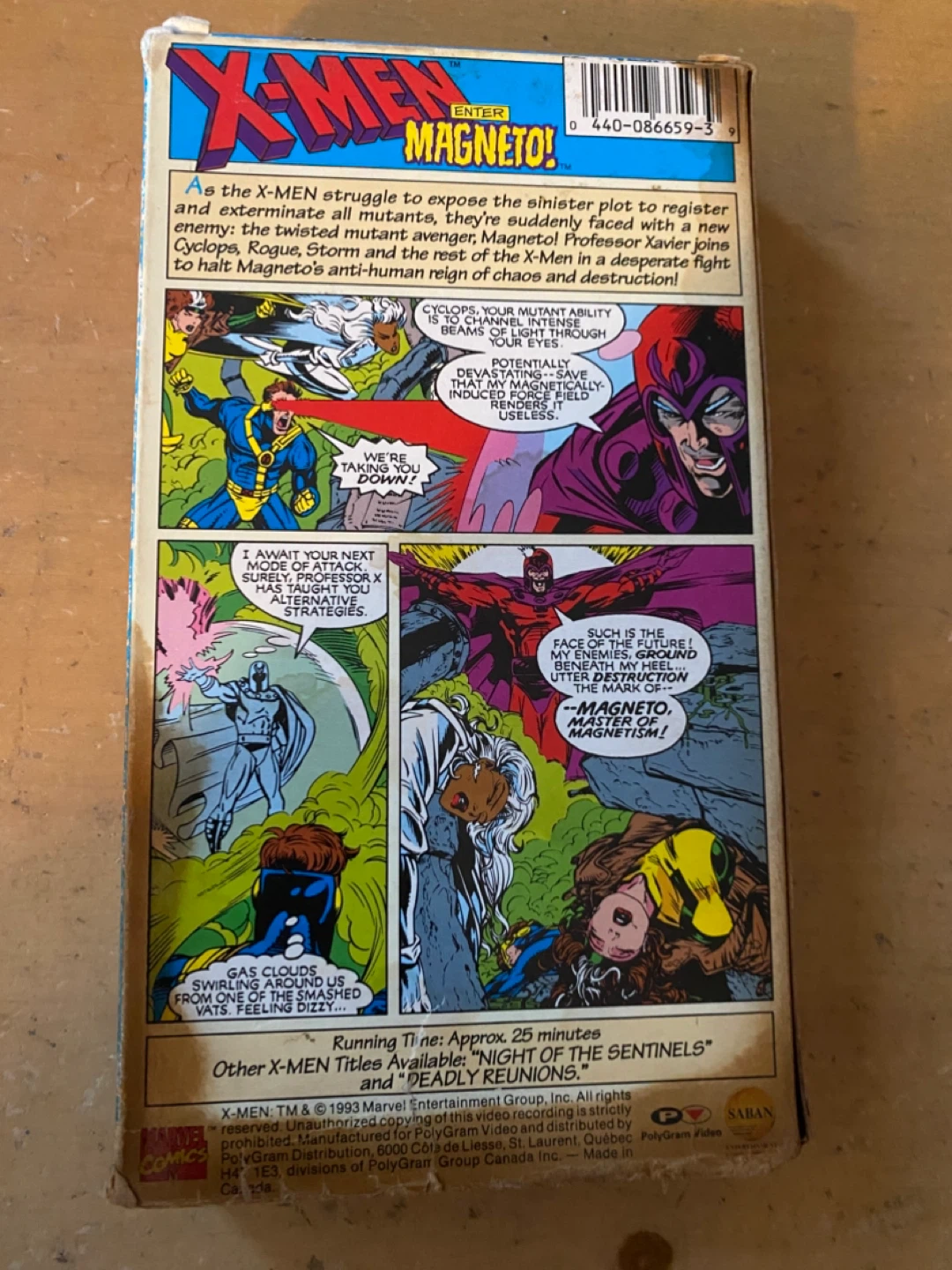 X-Men: Enter Magneto! 2 Cartoon VHS - photo 3